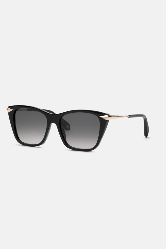 RC Sunglasses with acetate front combined with metal temples SHINY BLACK VALD04-ID240