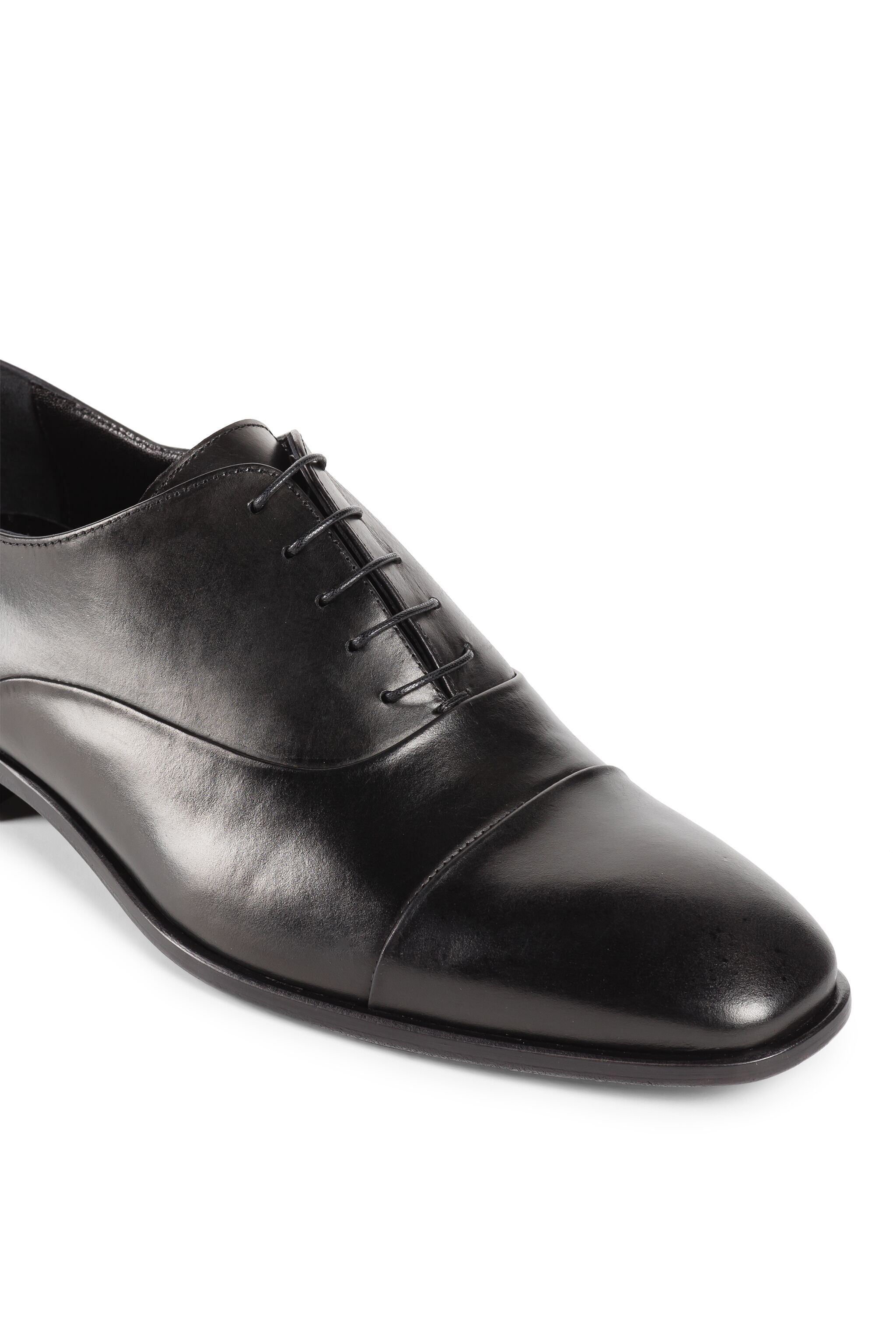 Mens black leather oxford shoes on sale