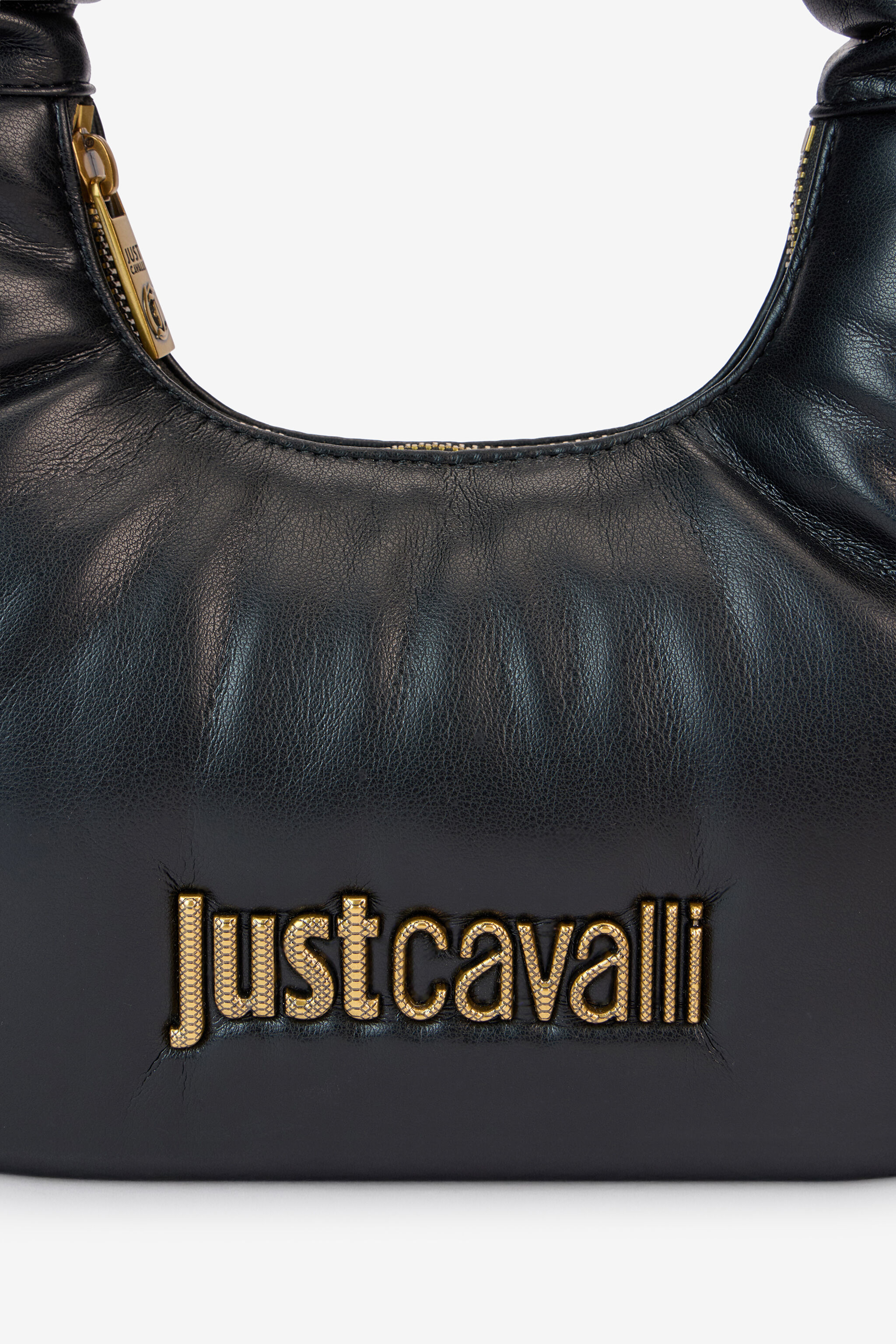 JC Just Cavalli Glamorous Shoulder Bag BLACK VFB066-VF827