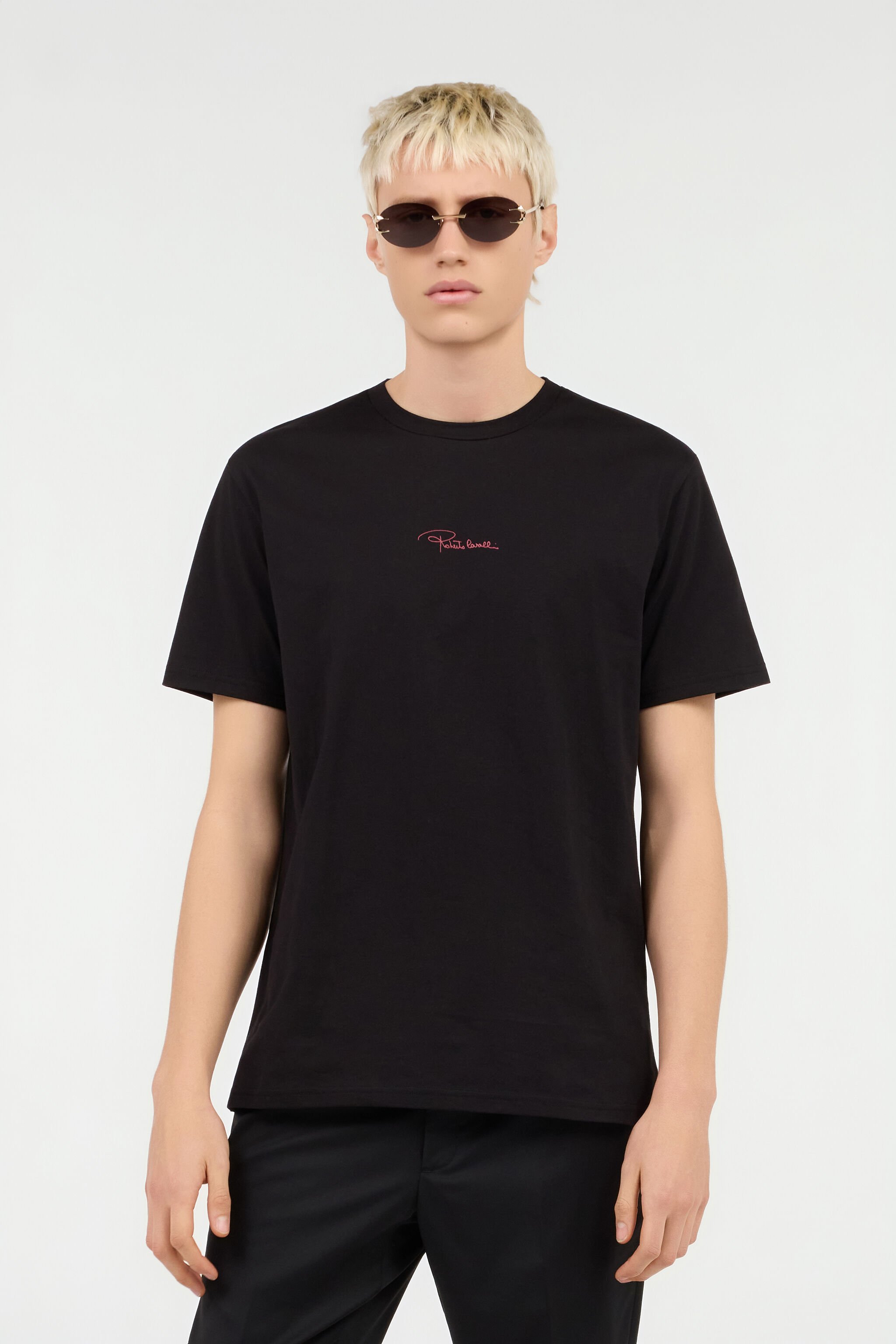 RC T-shirt con Stampa Serpente RC T-shirt con Stampa Serpente BLACK ROT60E-JD065