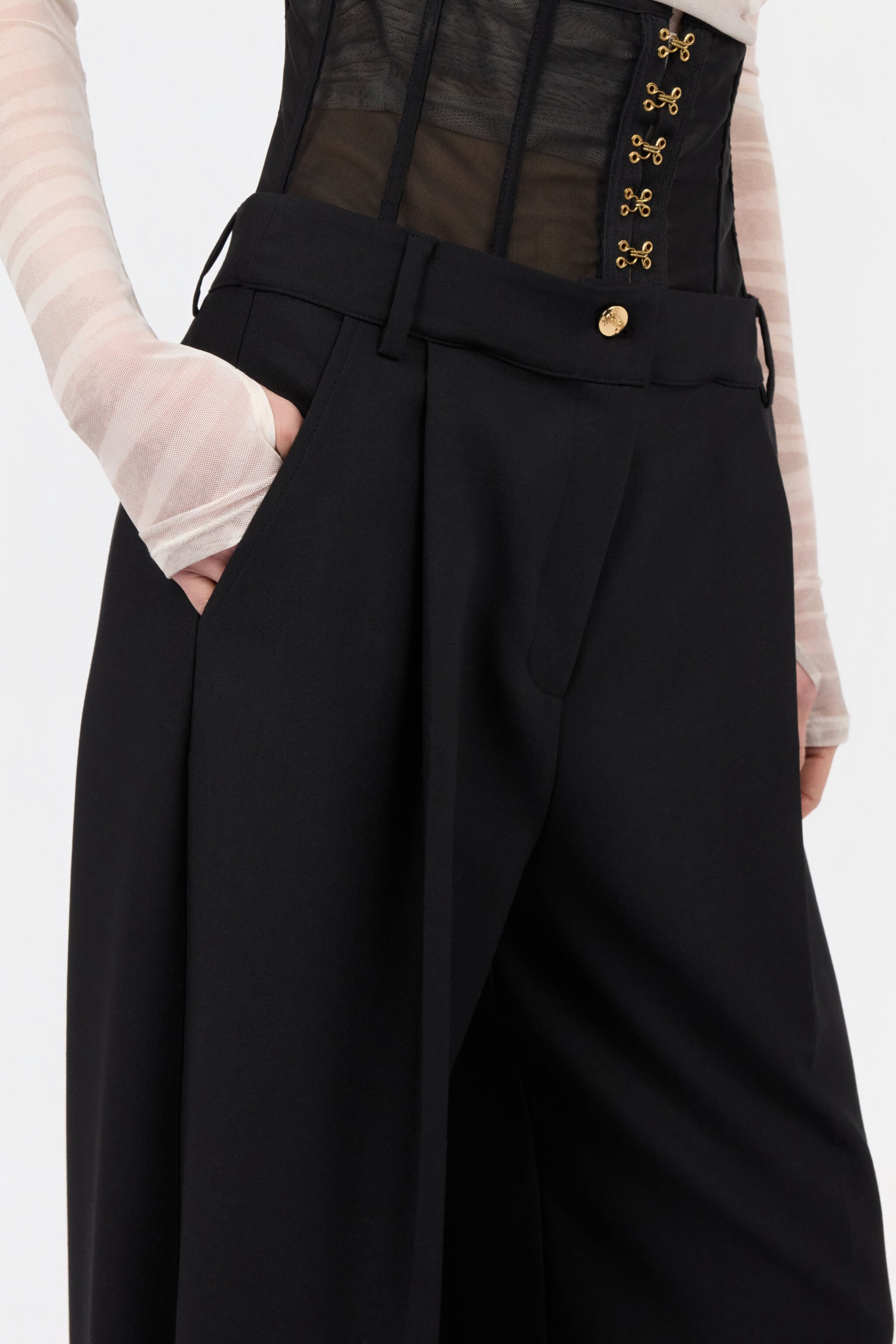 JC Pantalones Negros BLACK WFT141-WF488