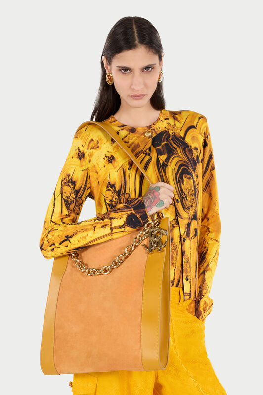 RC Shoulder Bag with Chain RC Shoulder Bag with Chain Jaune VKB005-PC219