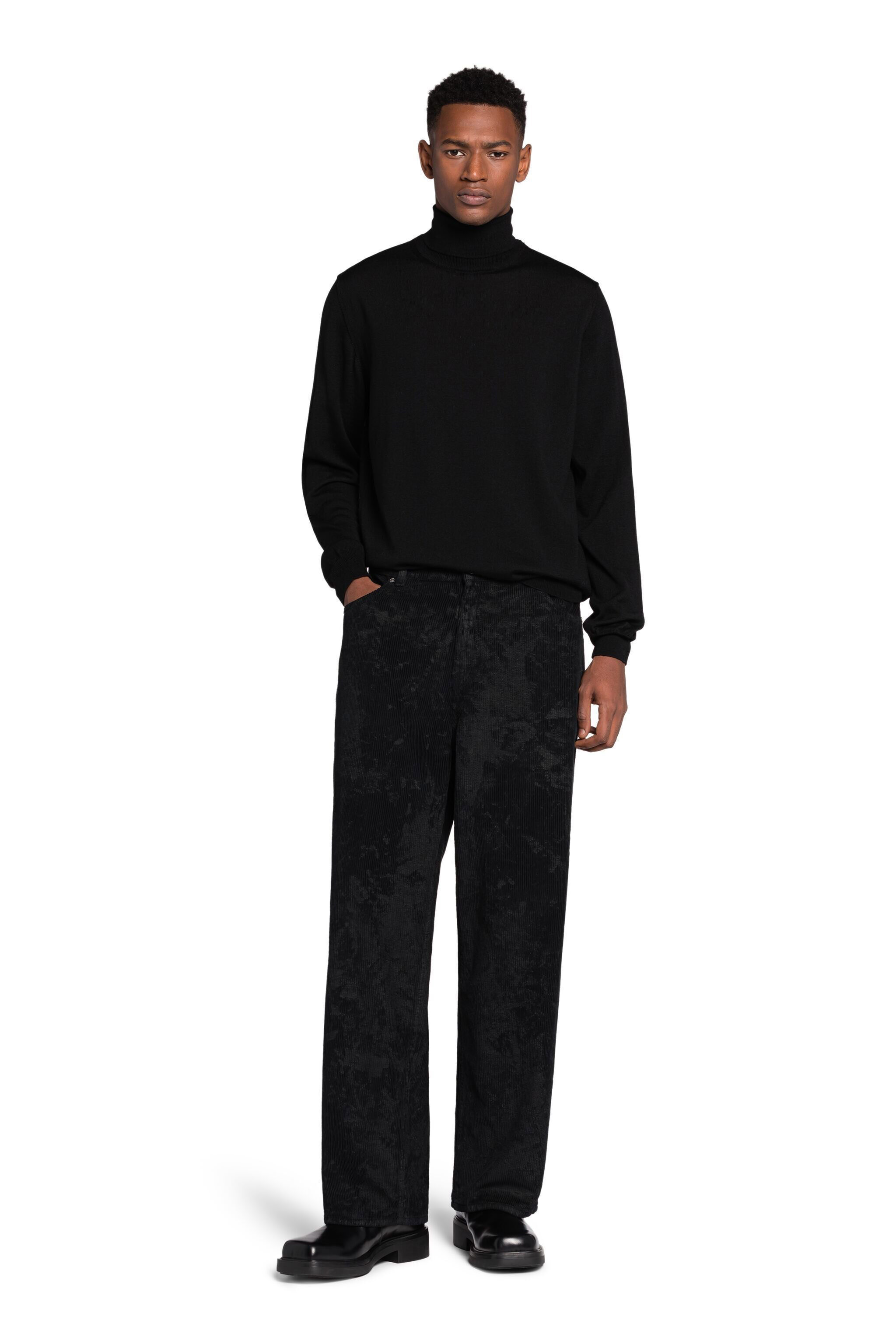RC Wool Sweater Black JSM00B-MQ030