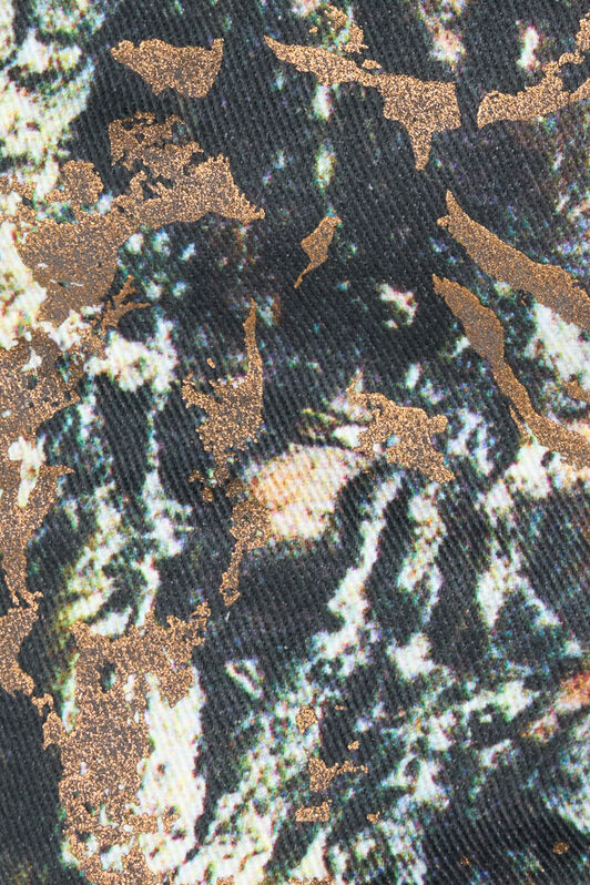 RC Skinny trousers with Marble print Dark green TWJ233-DAN35