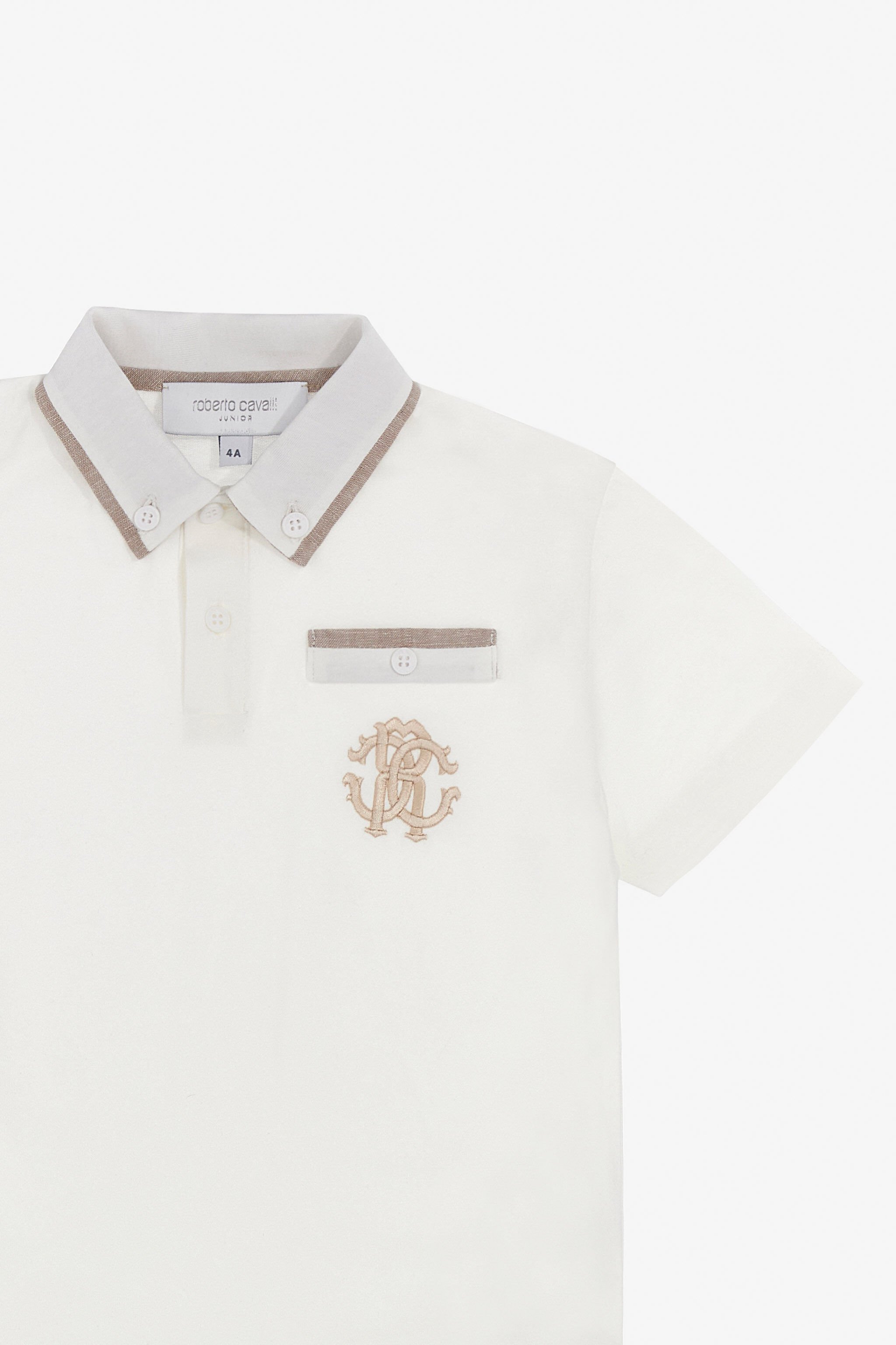 JU Rc Monogram Polo White SJT60B-JD001