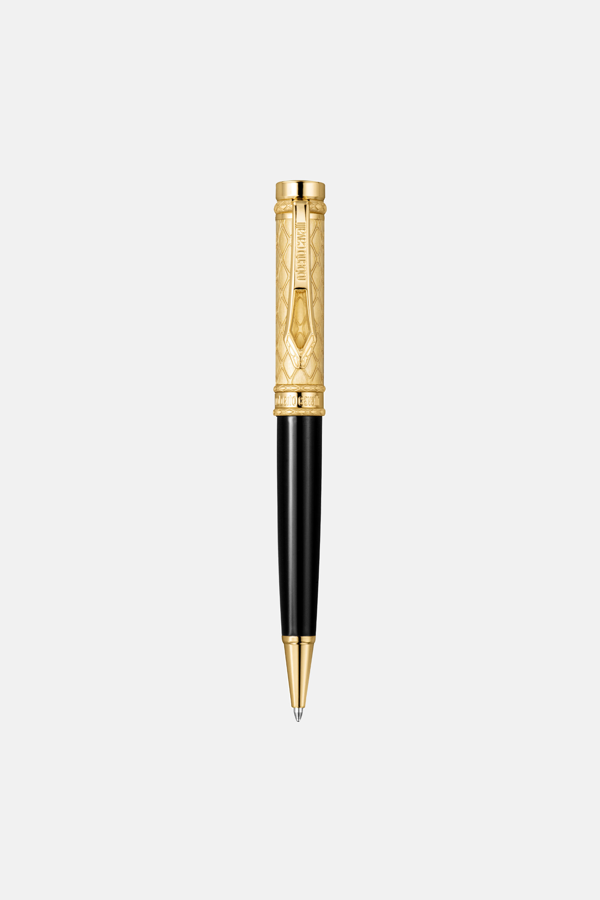 RC Penna a sfera Roberto Cavalli, color oro giallo, laccato nero GOLD BLACK UALT06-IT535