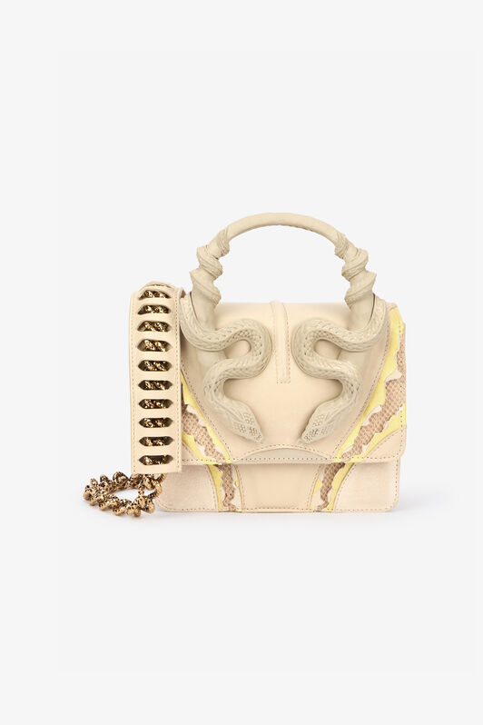 RC Borsa Avorio Piccola Con Serpenti RC Borsa Avorio Piccola Con Serpenti Avorio VWB003-PZS67