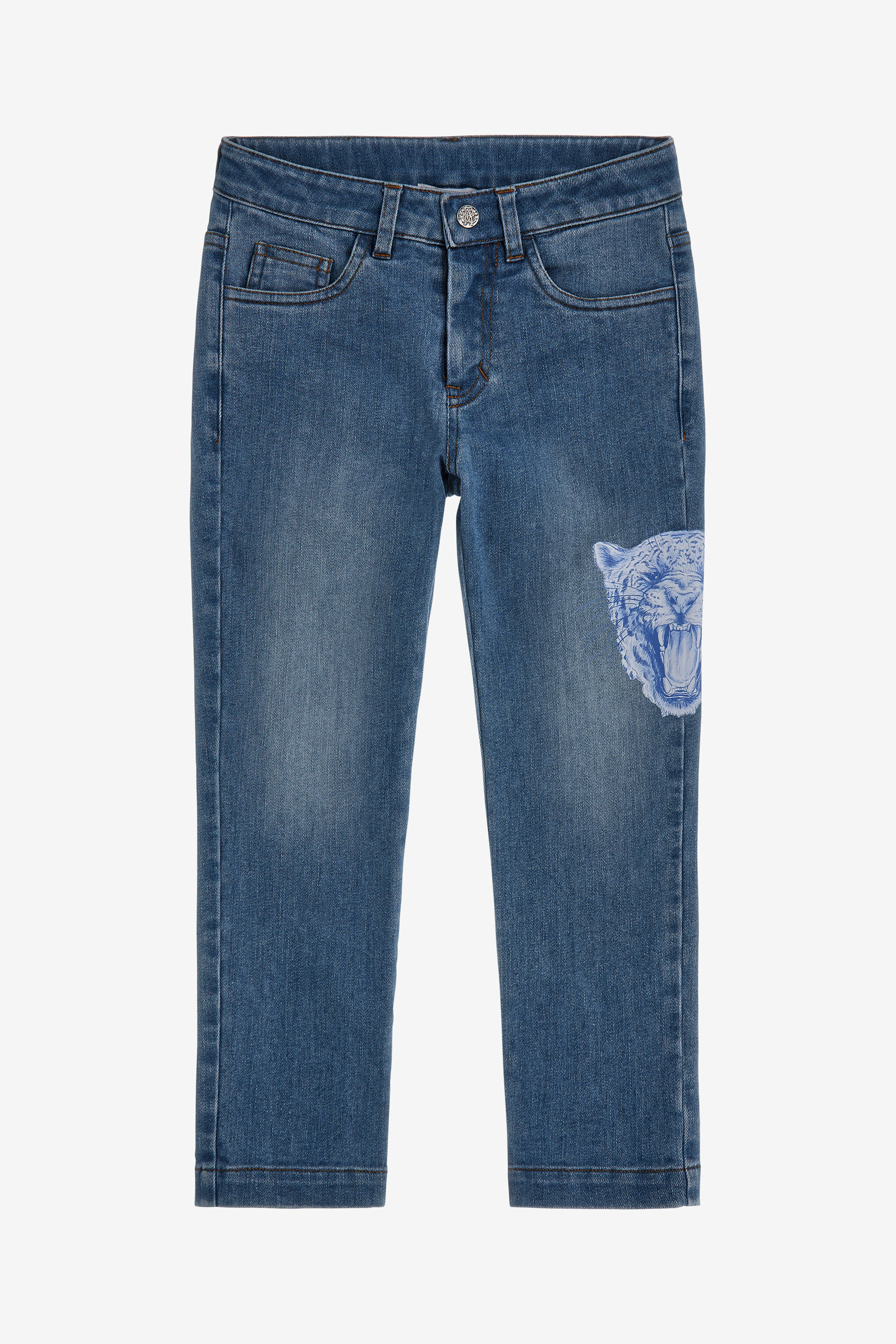 JU Logo Denim pants Dark blue SJJ207-DS015