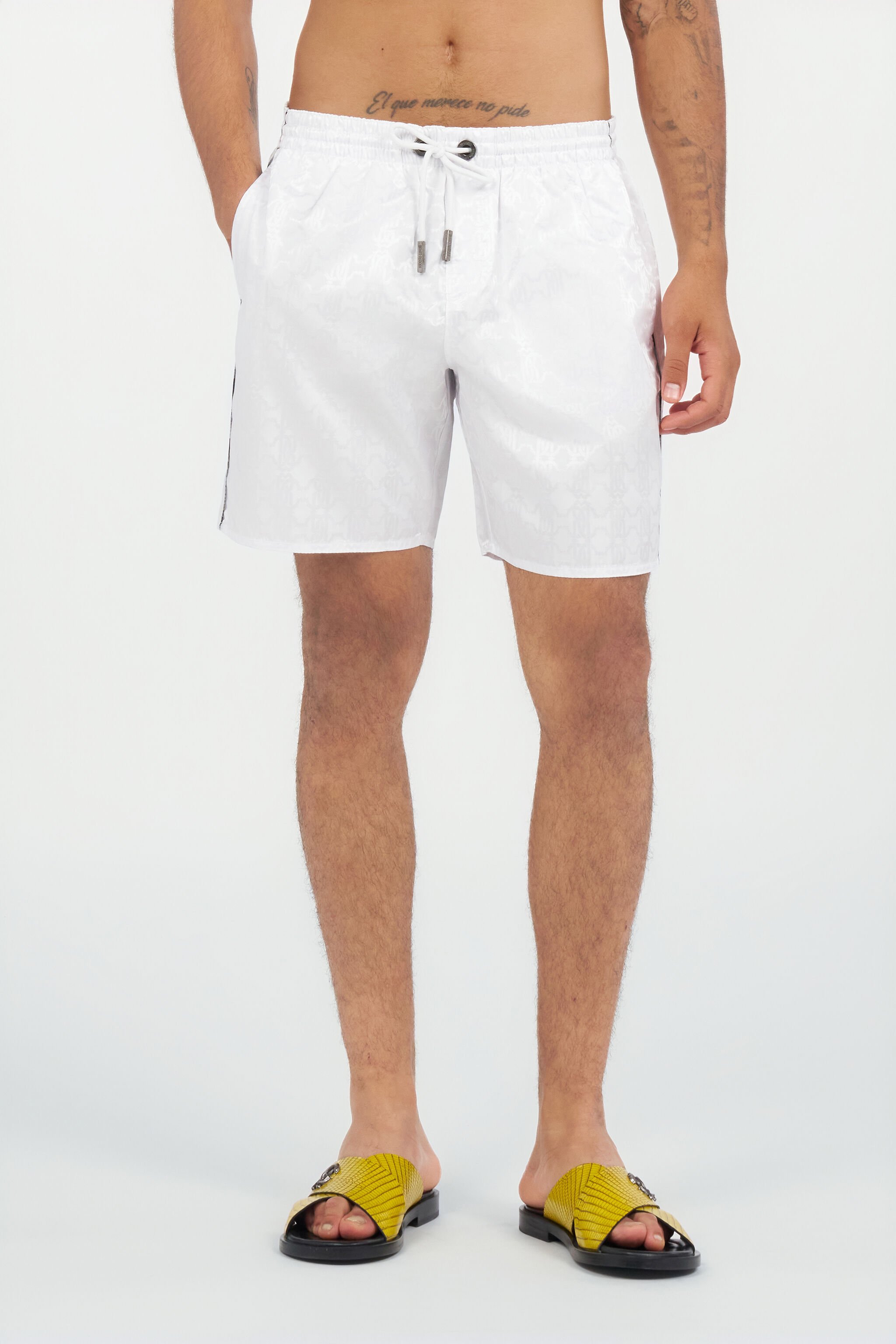 RC Short de Baño Estampado Monogram RC WHITE QOH00A-DJ005