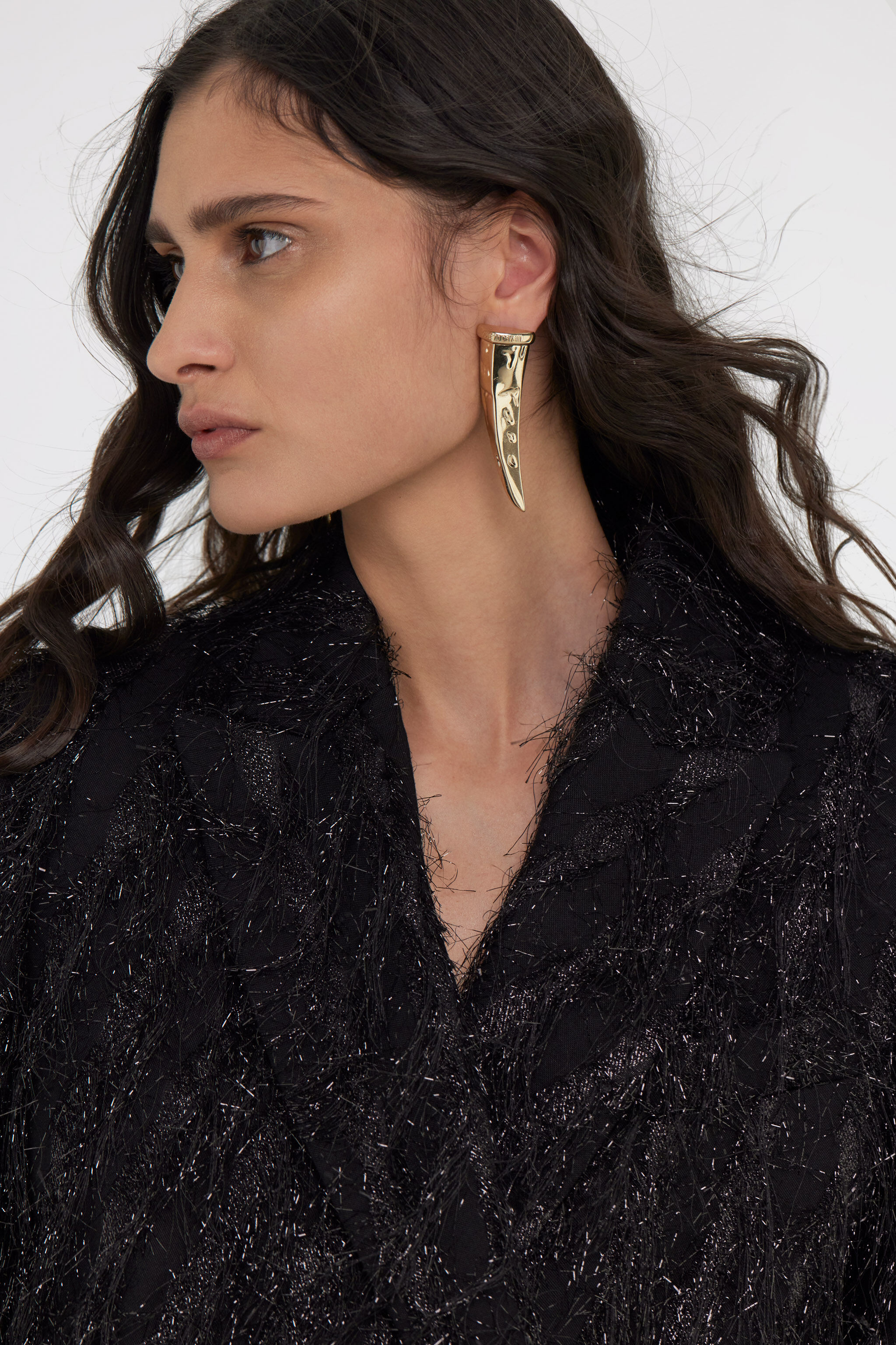 RC Fang earrings Gold SWG043-AM258