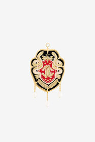 ${brand} RC Monogram Crest Earring ${colorDescription} ${masterID}