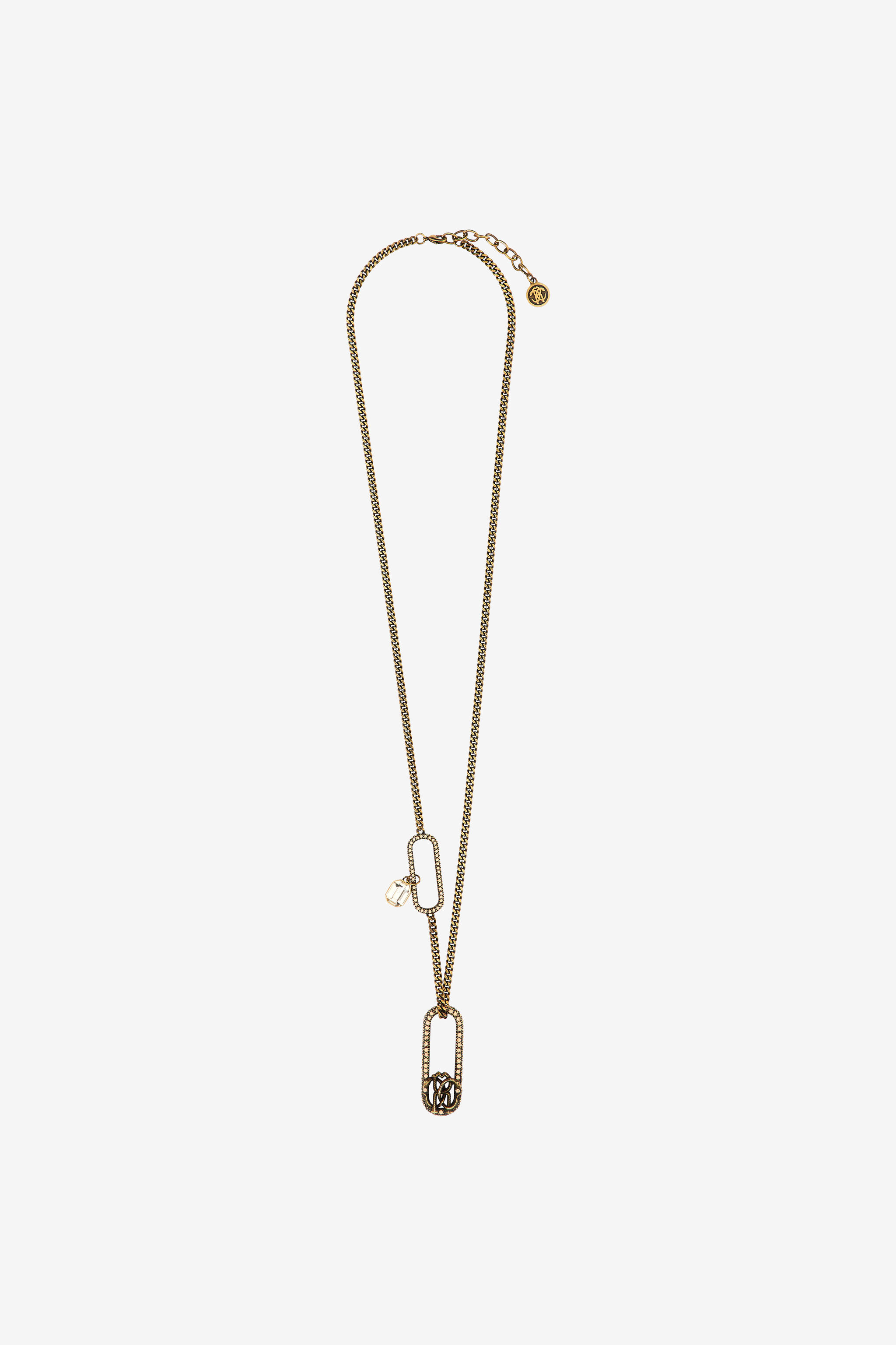 RC Necklace with Monogram RC Oro SKG015-AM066