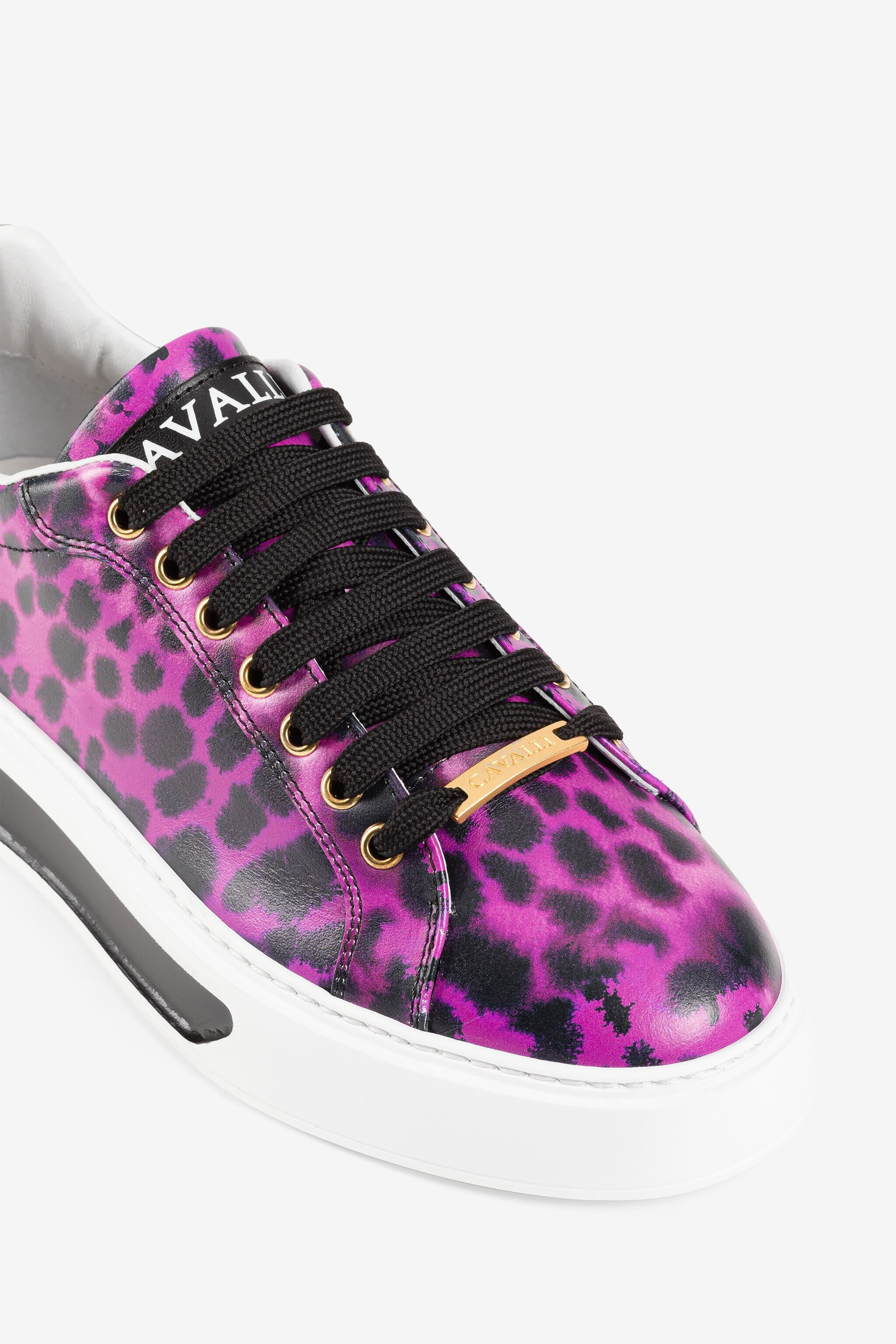 RC Animal-print low-top sneakers Purple QKS159-PZA79