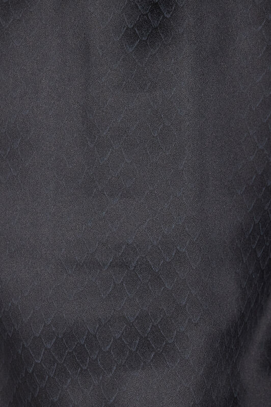 RC Camicia In Seta Effetto Serpente Nero UKT702-SZN57