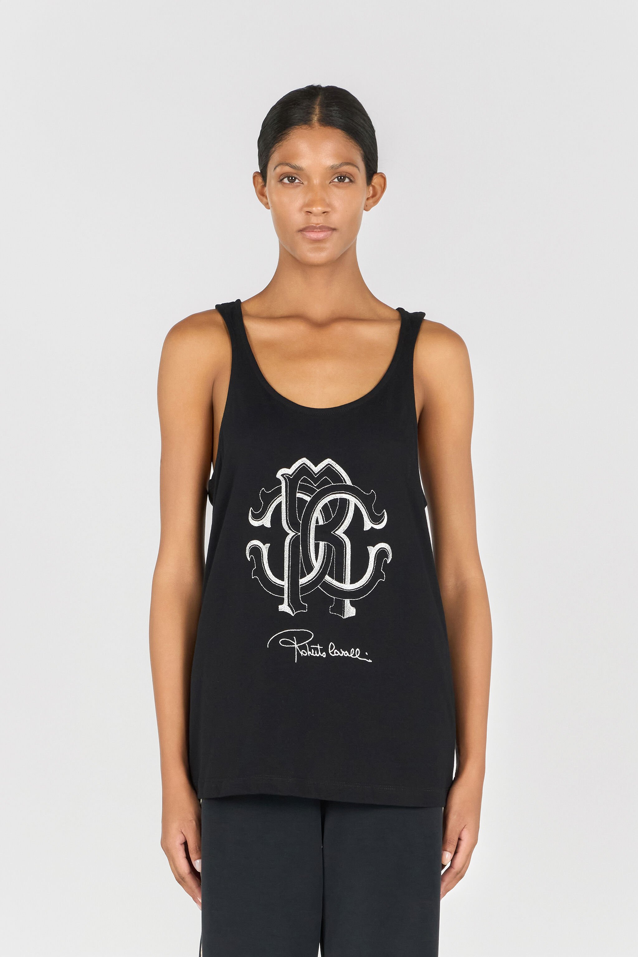 RC Tank top with Monogram RC Black OOT60E-JD060