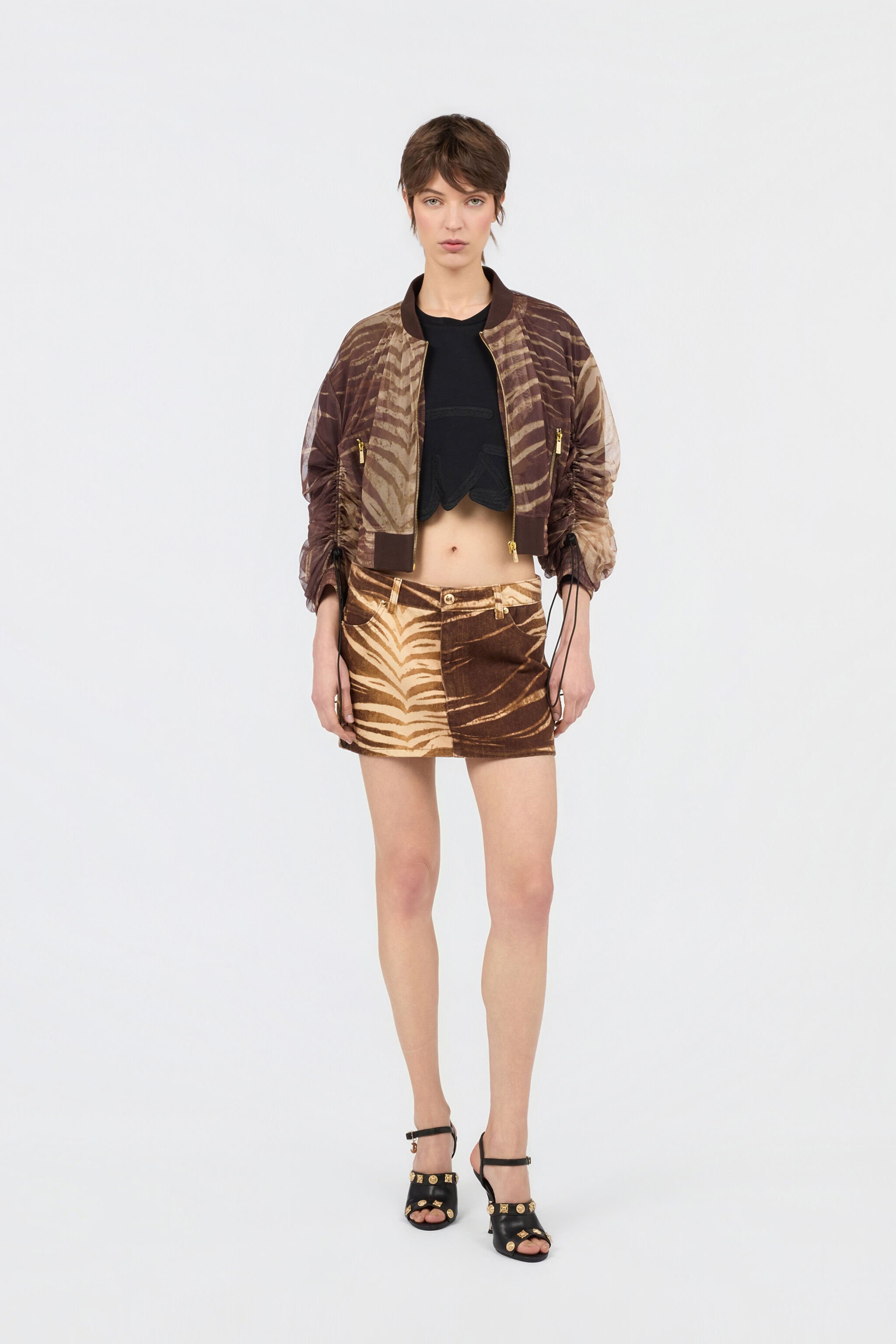 JC Natural Barb  Mini Skirt SABBIA WFT186-WF563