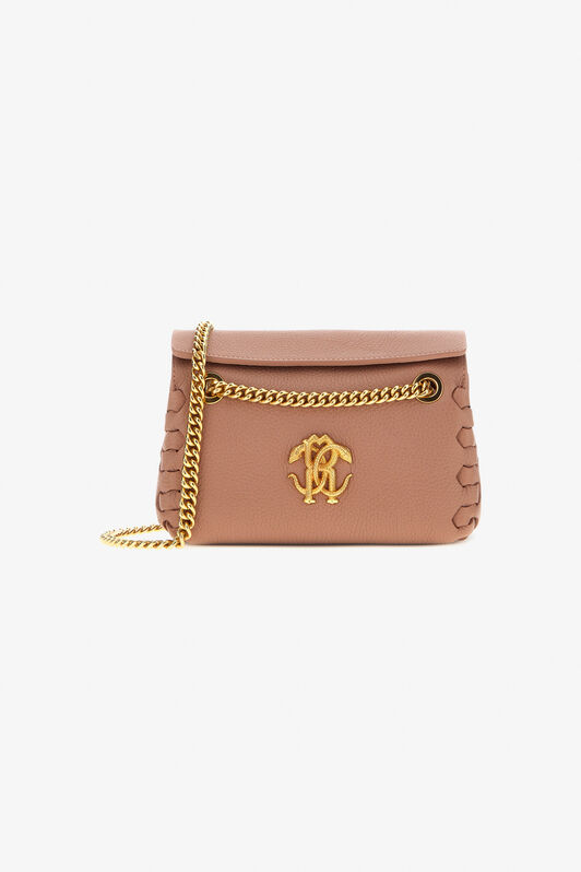 RC Mirror Snake Leather Shoulder Bag Light brown JSB005-PZA12