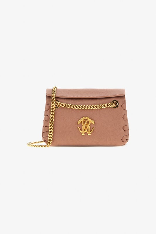 RC Mirror Snake Leather Shoulder Bag RC Mirror Snake Leather Shoulder Bag Light brown JSB005-PZA12
