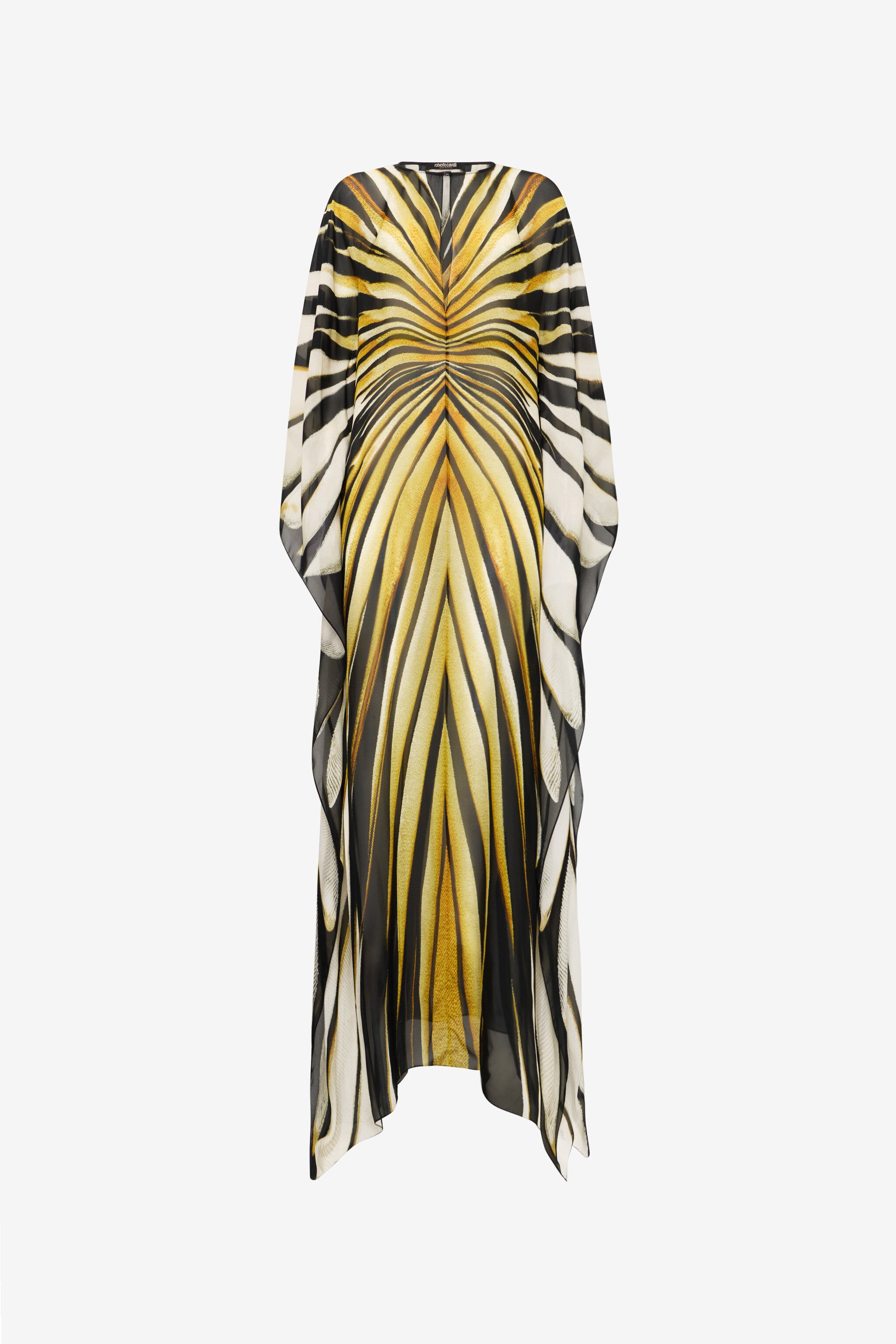 RC Abito Maxi Ray Of Gold Stampa Seta Oro TKT103-CTM33