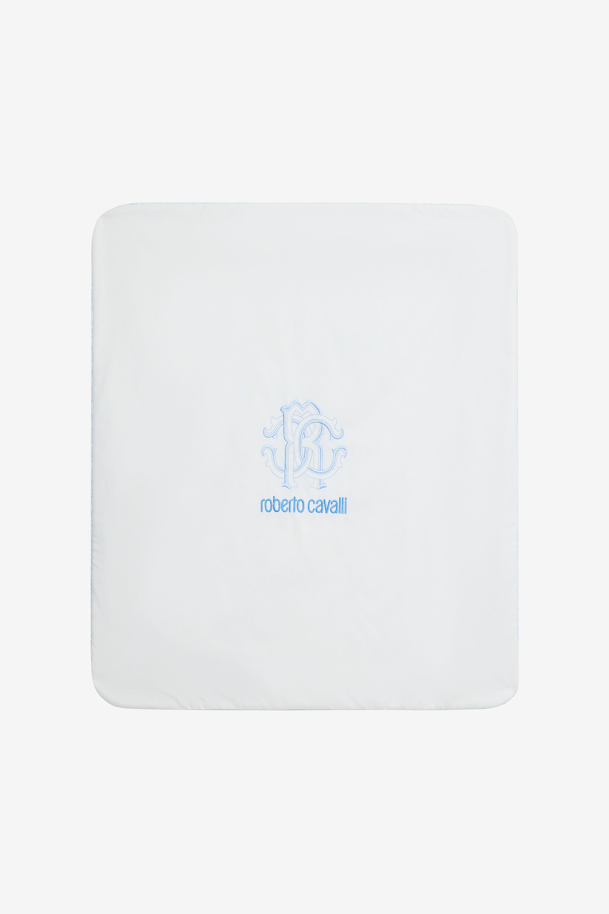 JU Coperta Baby Blue Con Stampa Monogram E Logo BABY BLUE VJT803-JD001