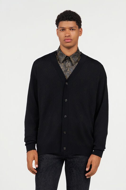 RC RC Motif Cardigan BLACK WRM908-MQ014