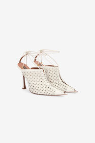 ${brand} Lace-Up And Openwork Mules ${colorDescription} ${masterID}