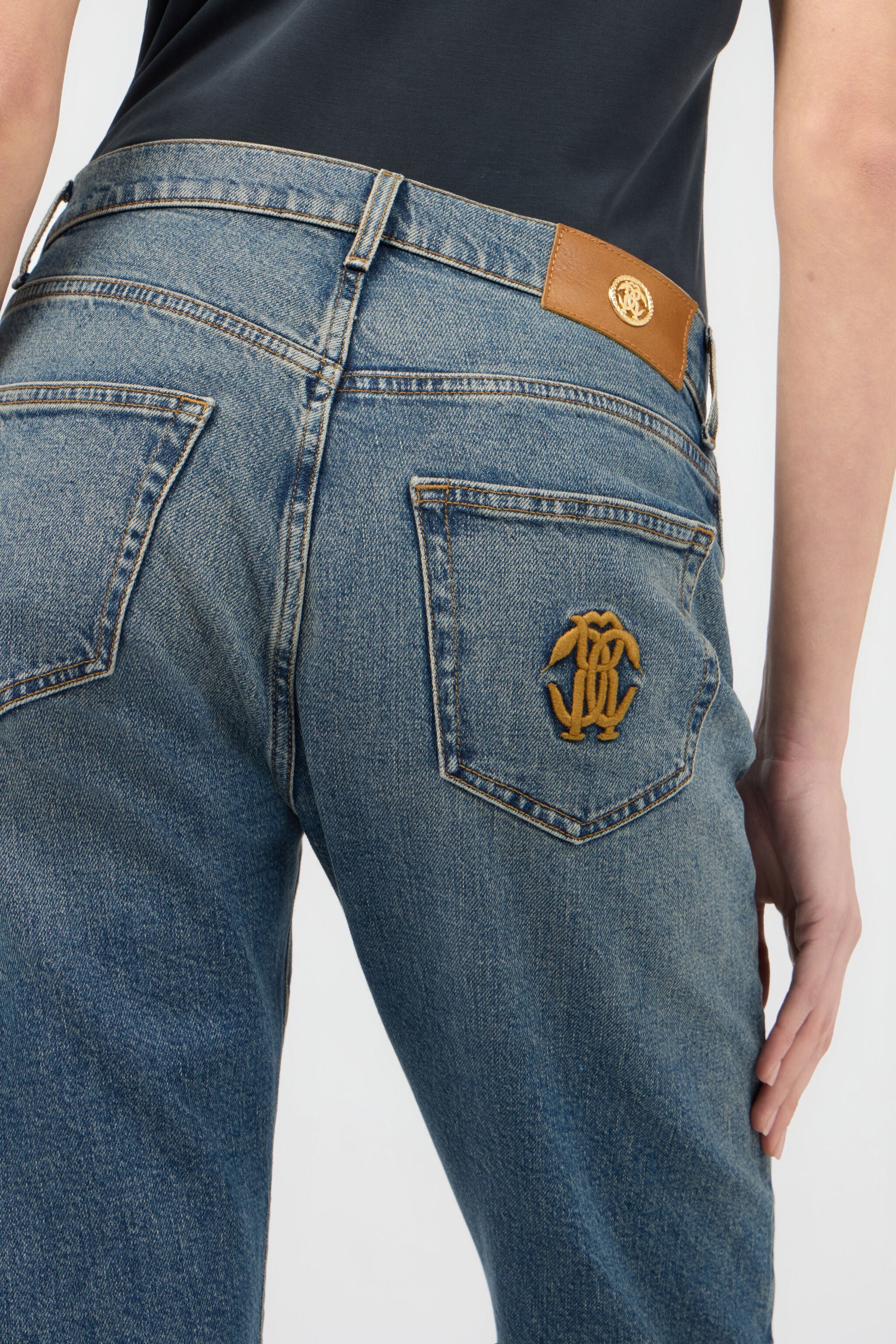 RC Blue Denim Jeans WASHED-OUT BLUE SOJ20N-DL008