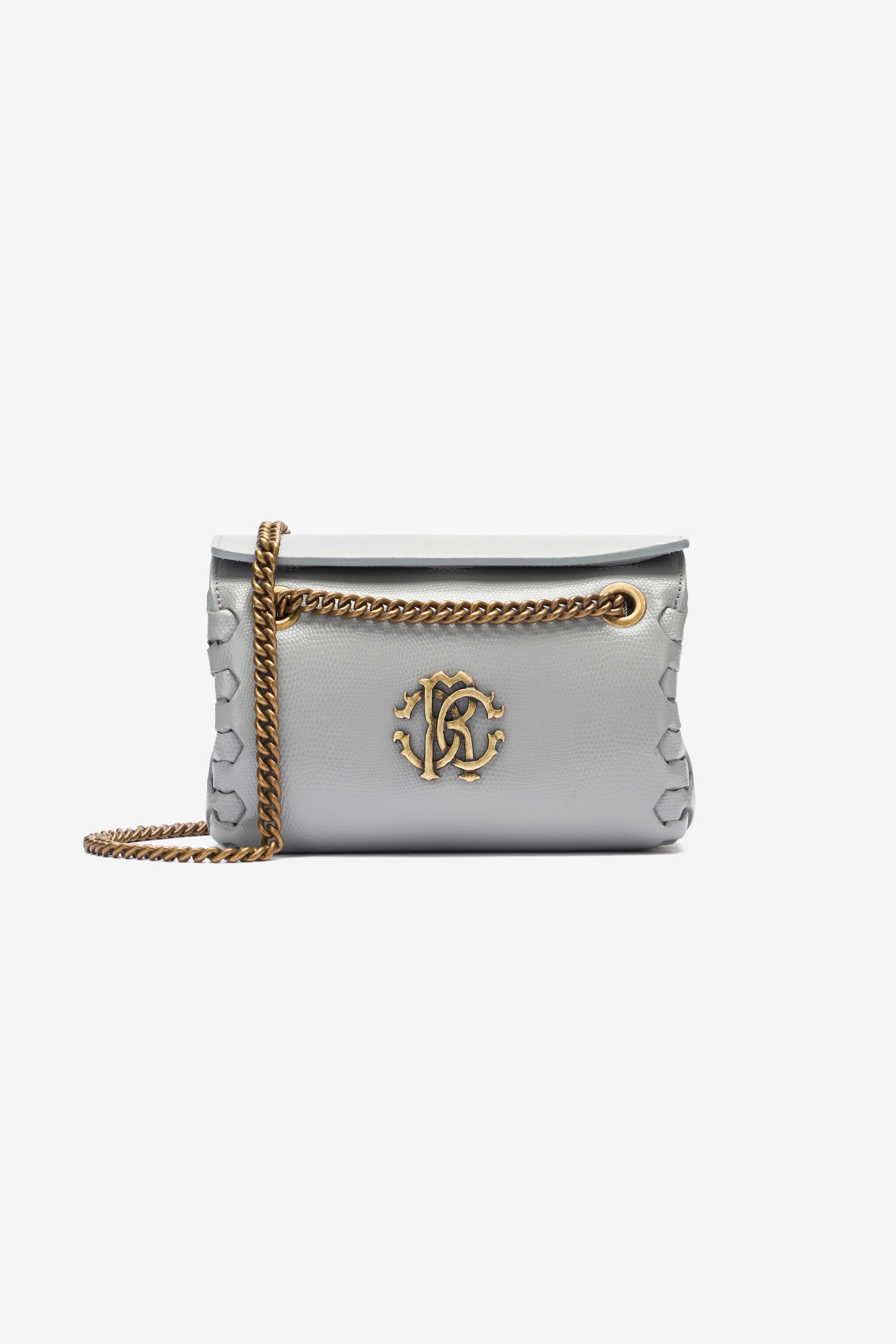 RC Schultertasche mit RC-Logo Grau OOB00B-PZ015