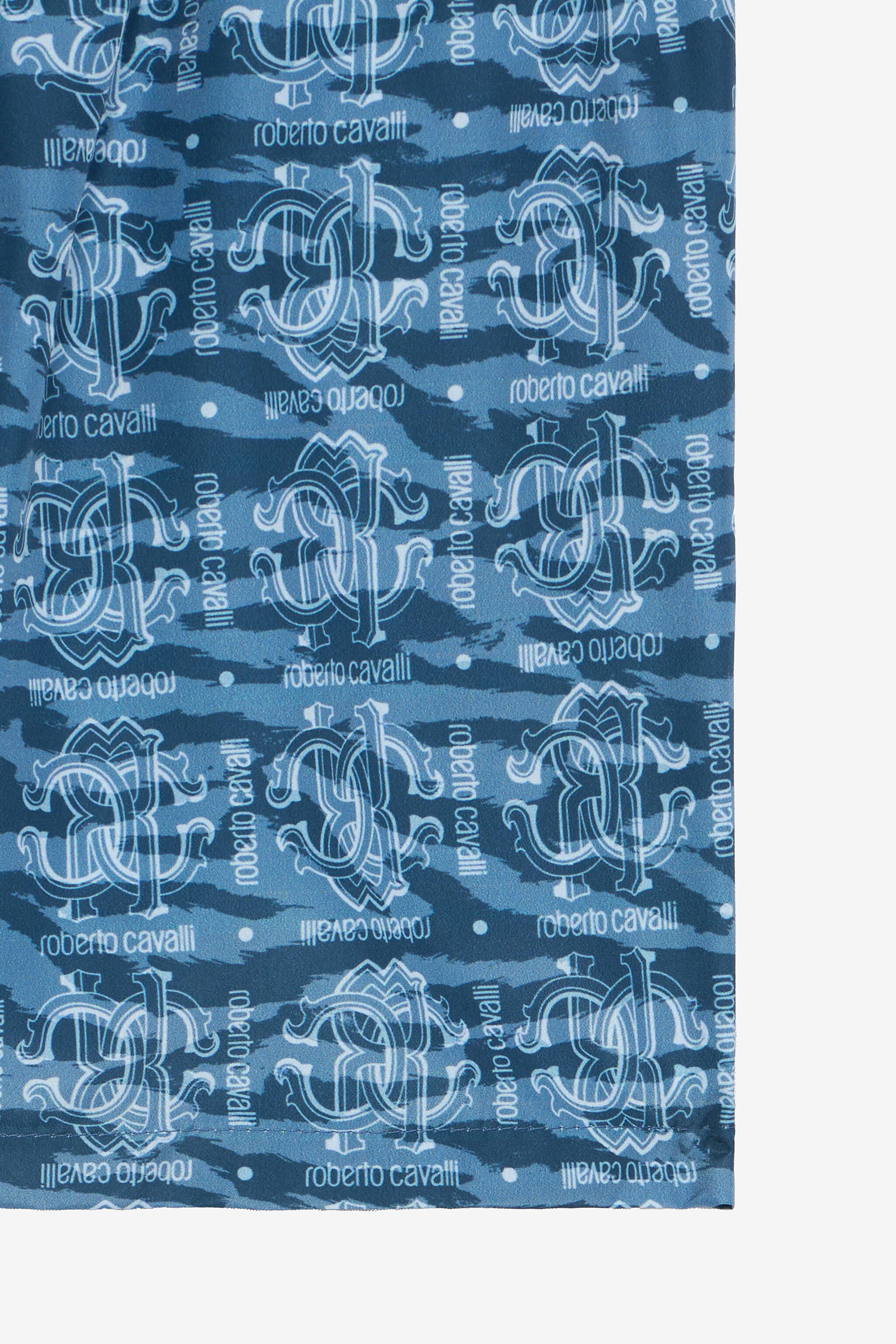JU Short De Bain Tiger Skin Bleu UJT00A-5RO44