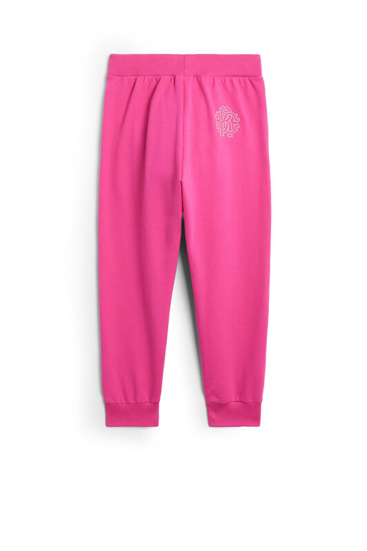 JU Pantalon de survêtement rose à logo FUCHSIA JJT215-CF027
