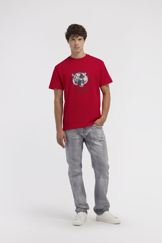 RC T-shirt with Jaguar logo and print RC T-shirt with Jaguar logo and print Red NOT60Q-JD060