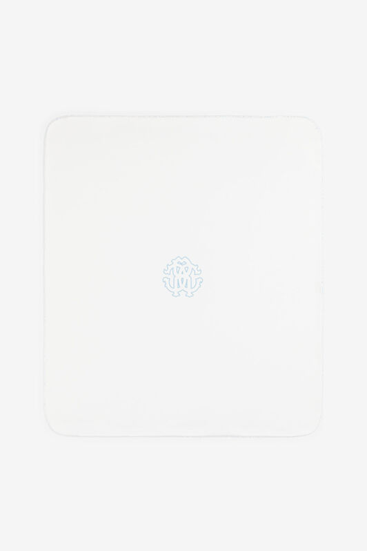 JU Logo-Print Baby Blanket JU Logo-Print Baby Blanket Light blue RJT80S-JFH87