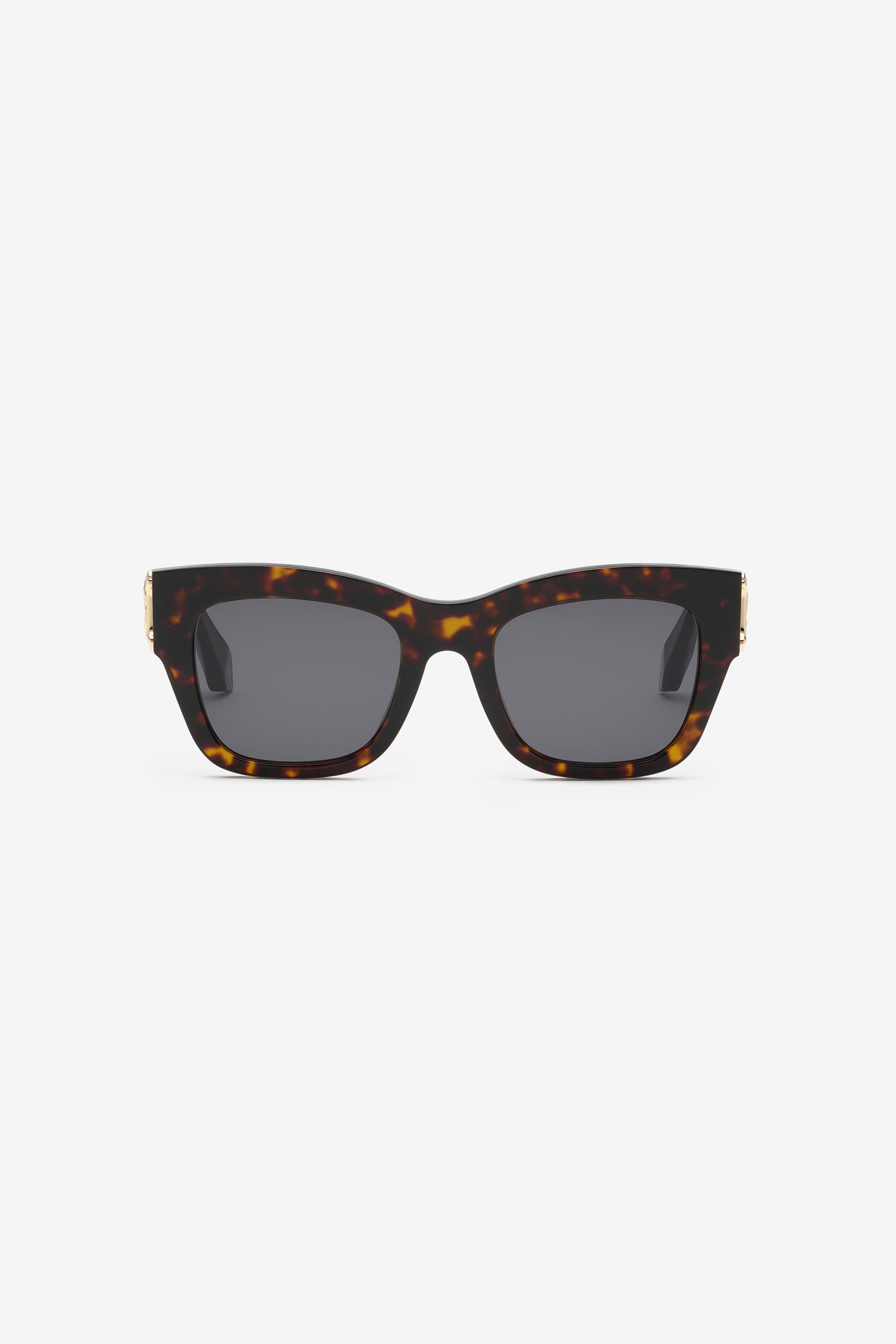 RC Metal and acetate combination sunglasses SHINY DARK HAVANA UALD14-ID209