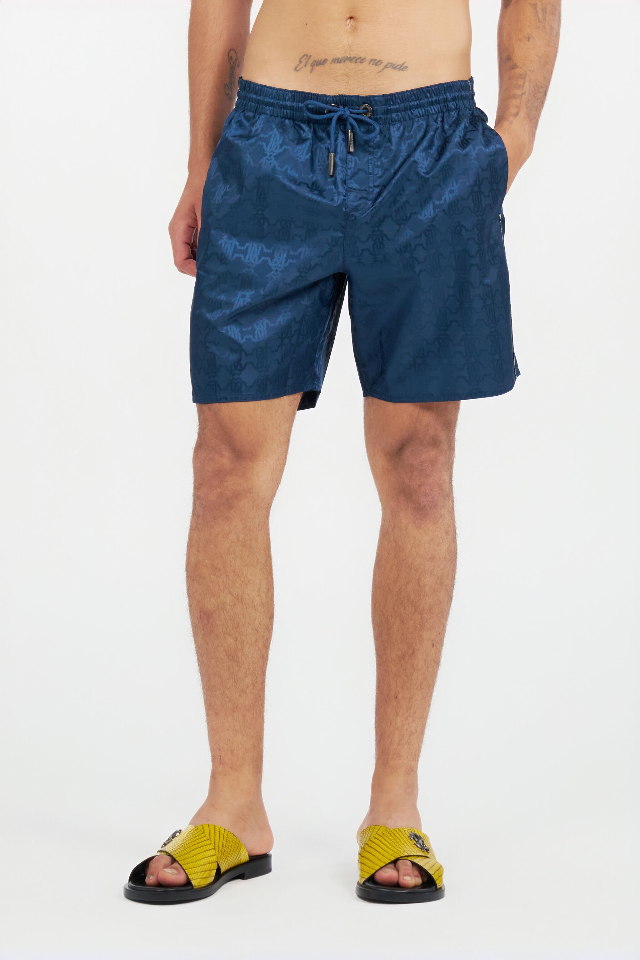 RC Short de Baño Estampado Monogram RC NAVY 2014/1 QOH00A-DJ005