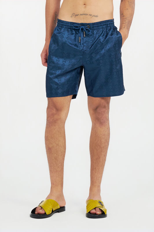 RC Short de Baño Estampado Monogram RC NAVY 2014/1 QOH00A-DJ005