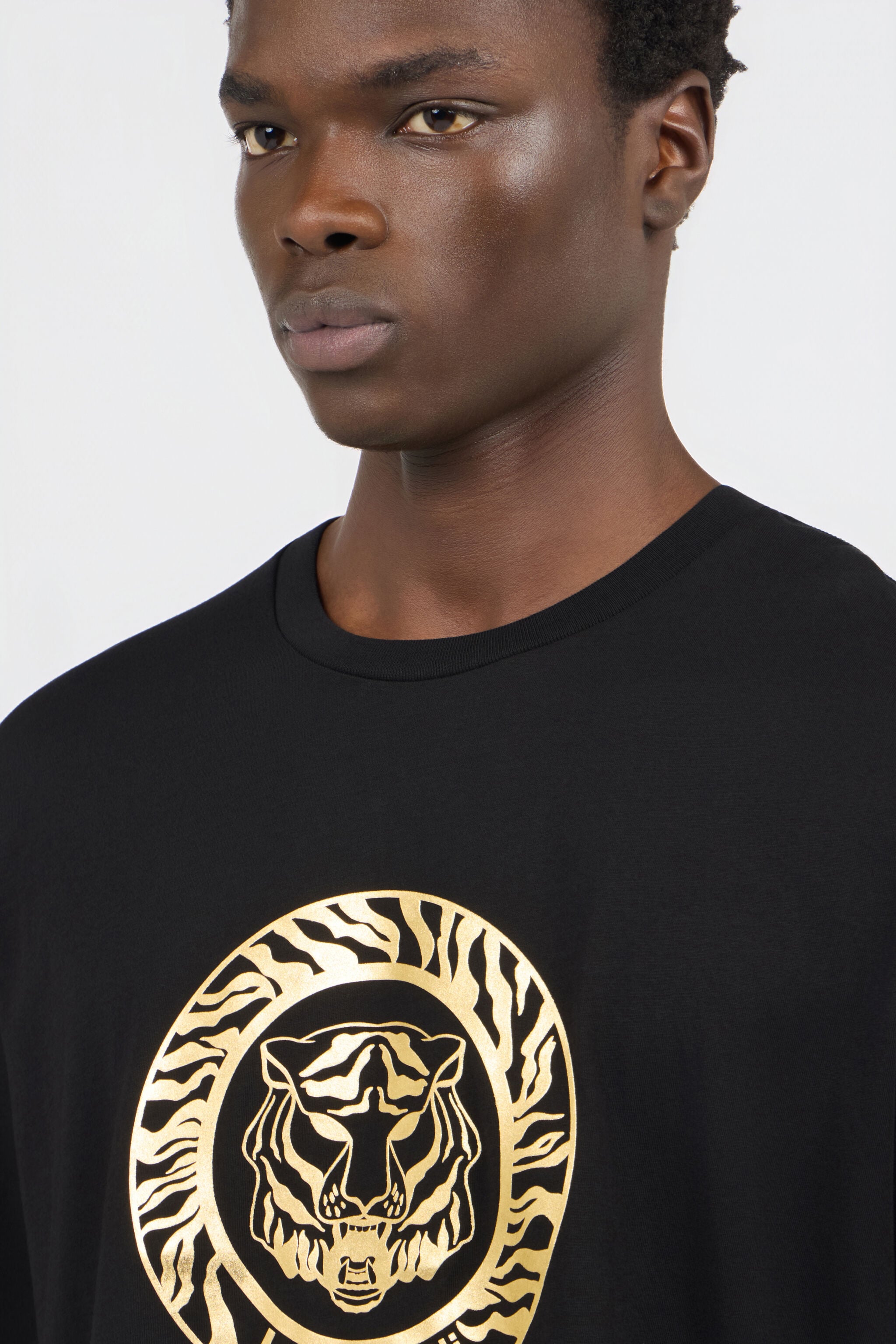 JC Black T-Shirt With Logo BLACK RRT934-RR196