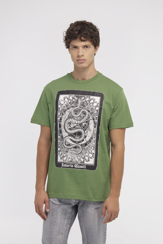 RC T-shirt with Snake print RC T-shirt with Snake print Green NOT60F-JD060