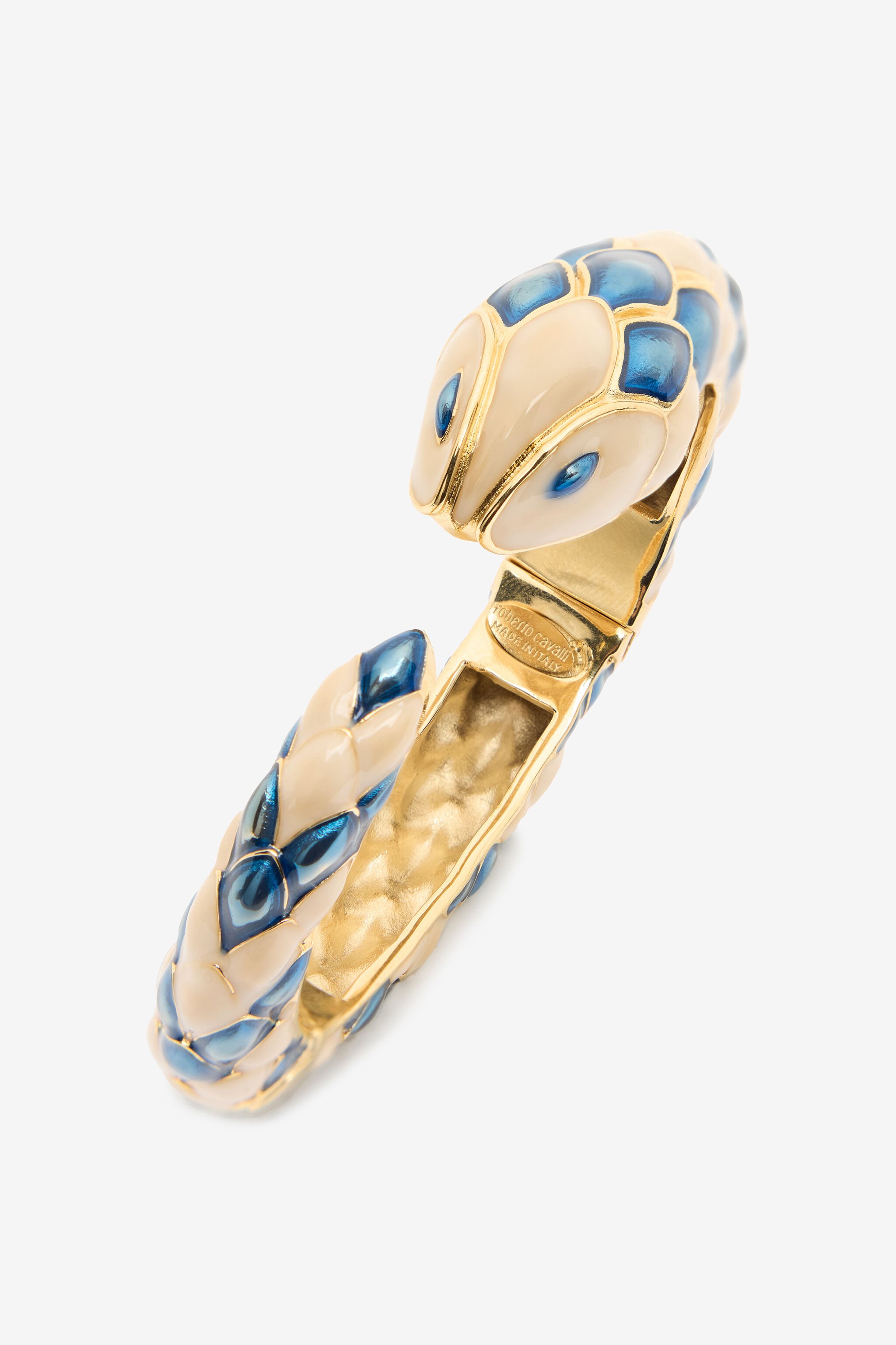 RC Bracciale Rigido Con Serpente Blu UKG021-AM021
