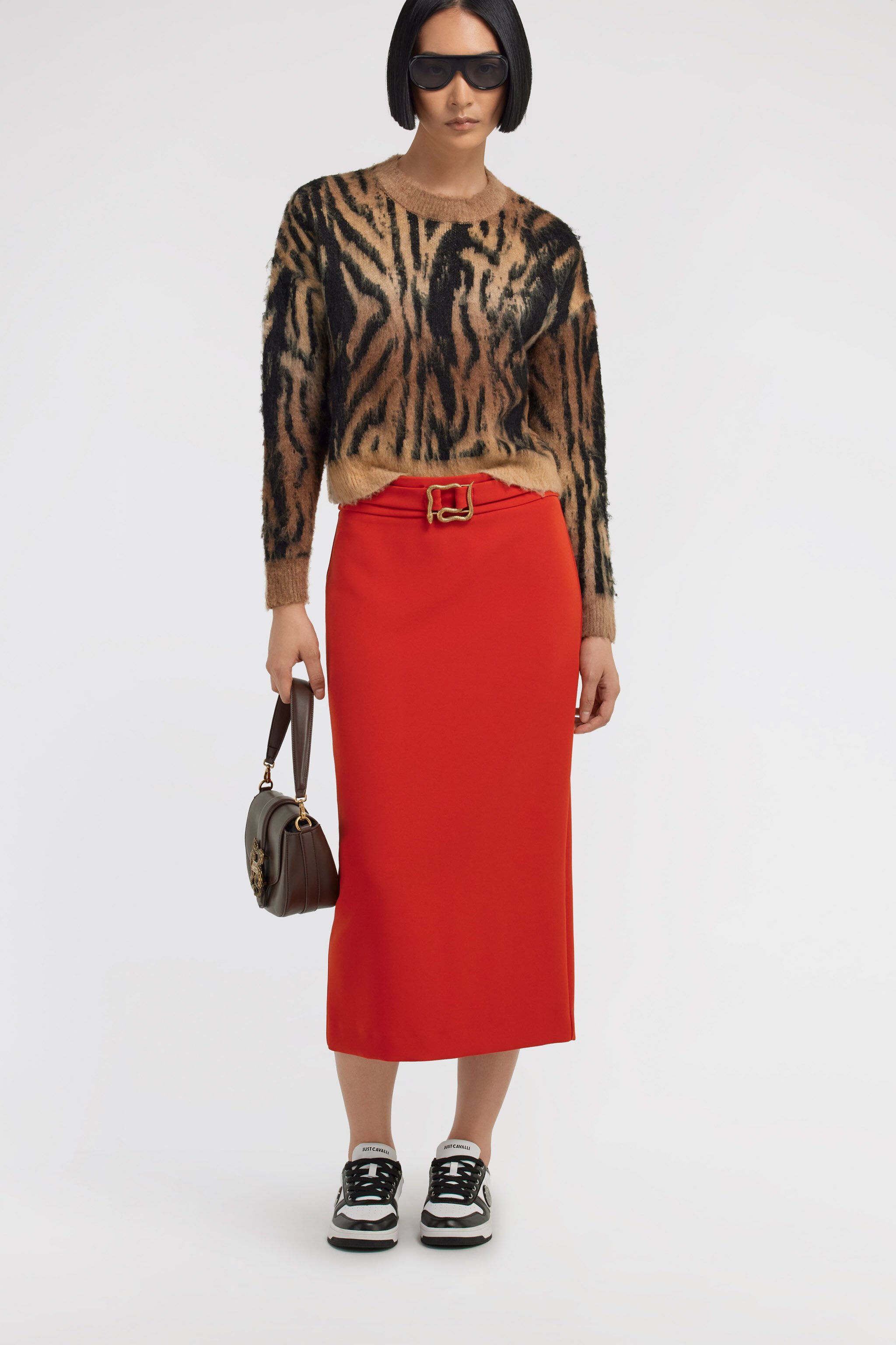 JC Just Cavalli Skirt Rot TFT093-TF139