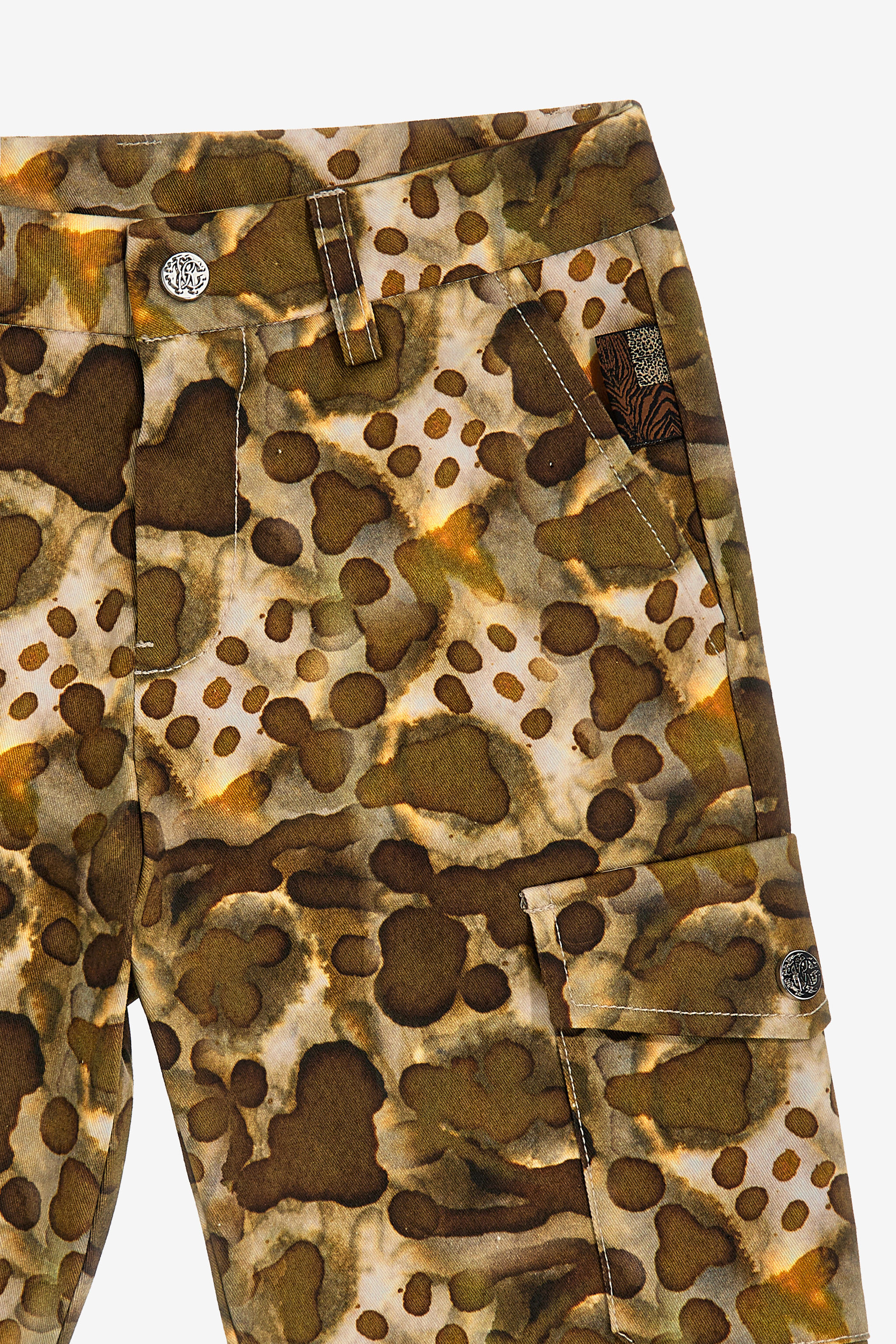 JU Pantaloni con stampa Marrone chiaro SJT231-CII76