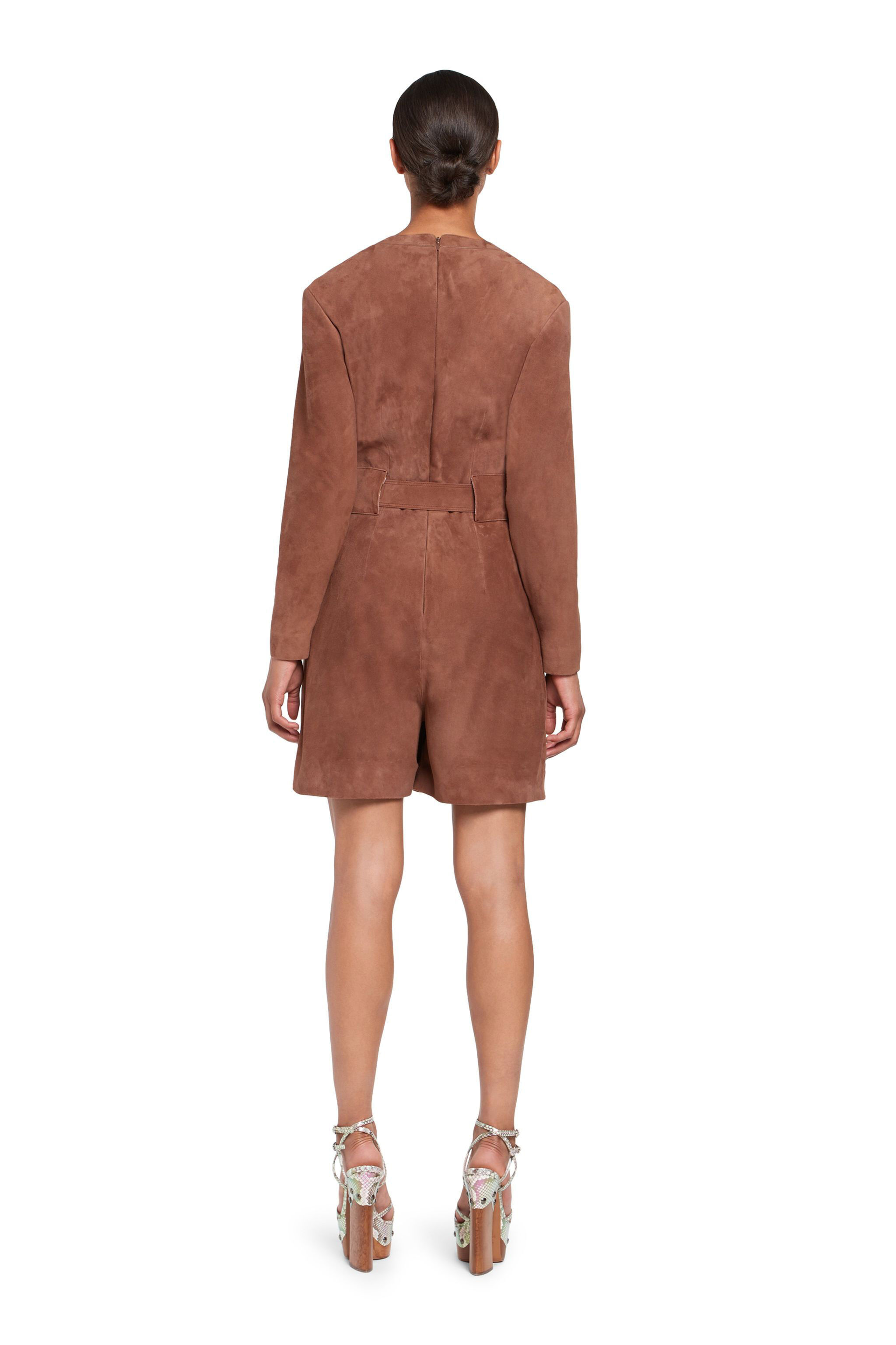 RC Combi-short en cuir velours TERRACOTTA PINK IQP101-PC001