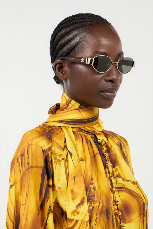 RC Sunglasses with snakeskin effect metal trim RC Sunglasses with snakeskin effect metal trim SHINY FULL PALLADIUM UALD36-ID233