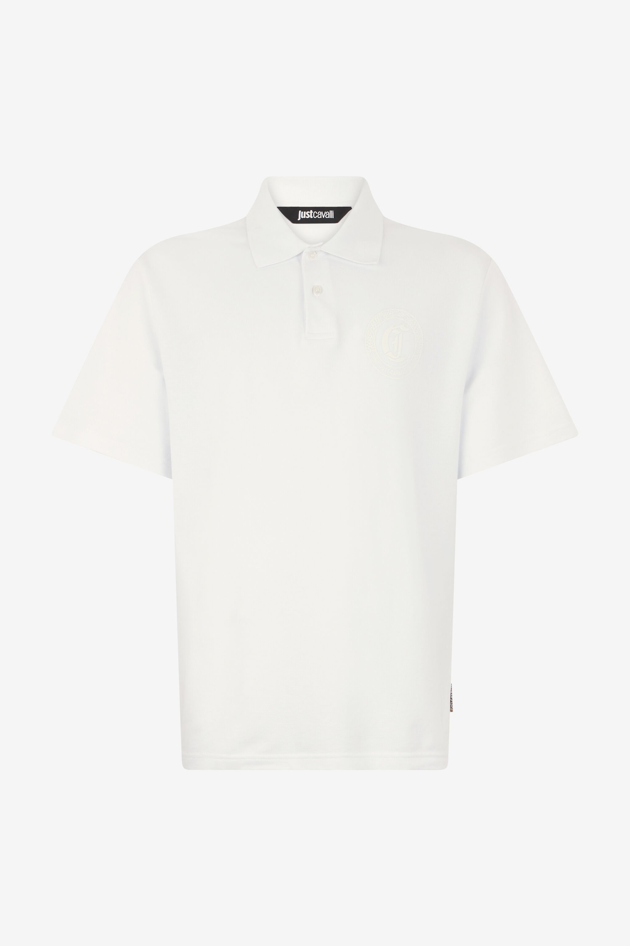 JC Polo With JC Monogram Embroidery WHITE UFT020-UF040