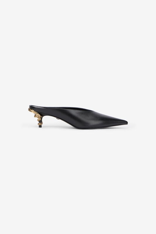 RC Black Serpentine Mules RC Black Serpentine Mules BLACK WKS003-PZ319