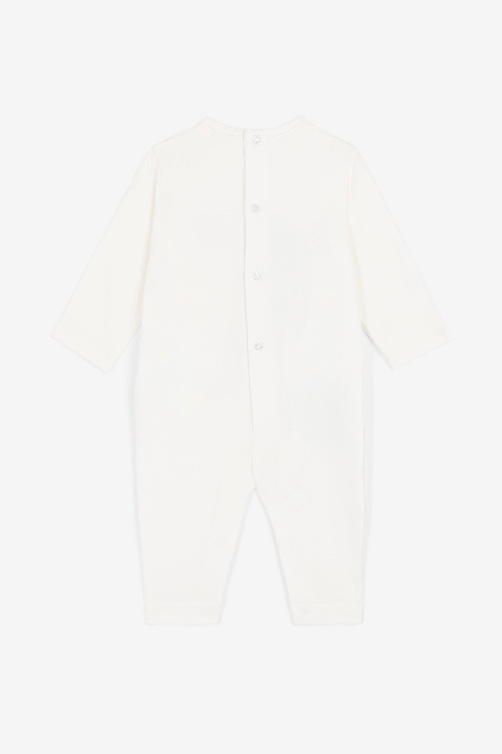 JU Seascape-Print Babygrow Set Light blue OJT812-ISA2J