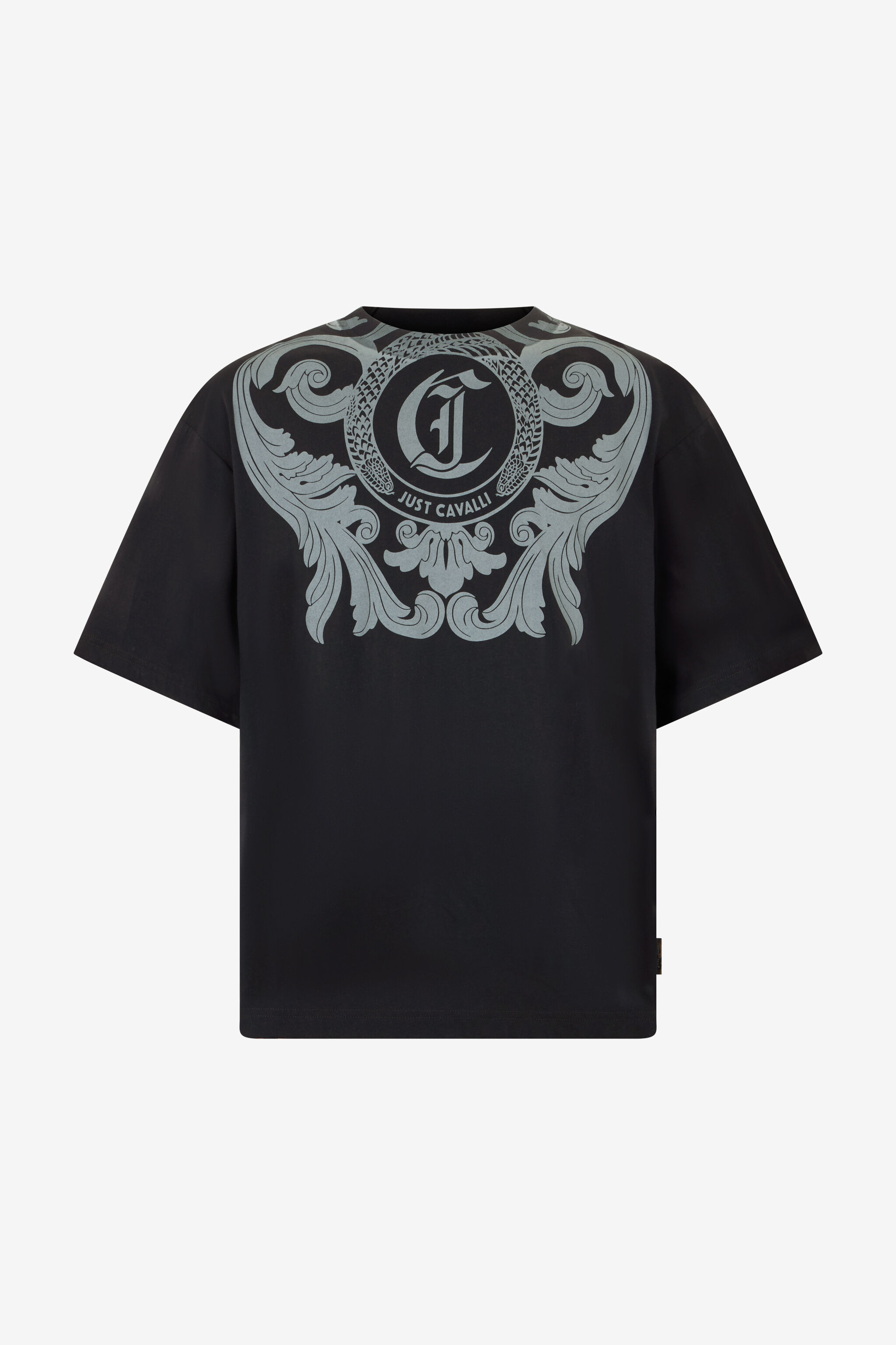 JC Black T-Shirt With Logo BLACK WFT060-WF090
