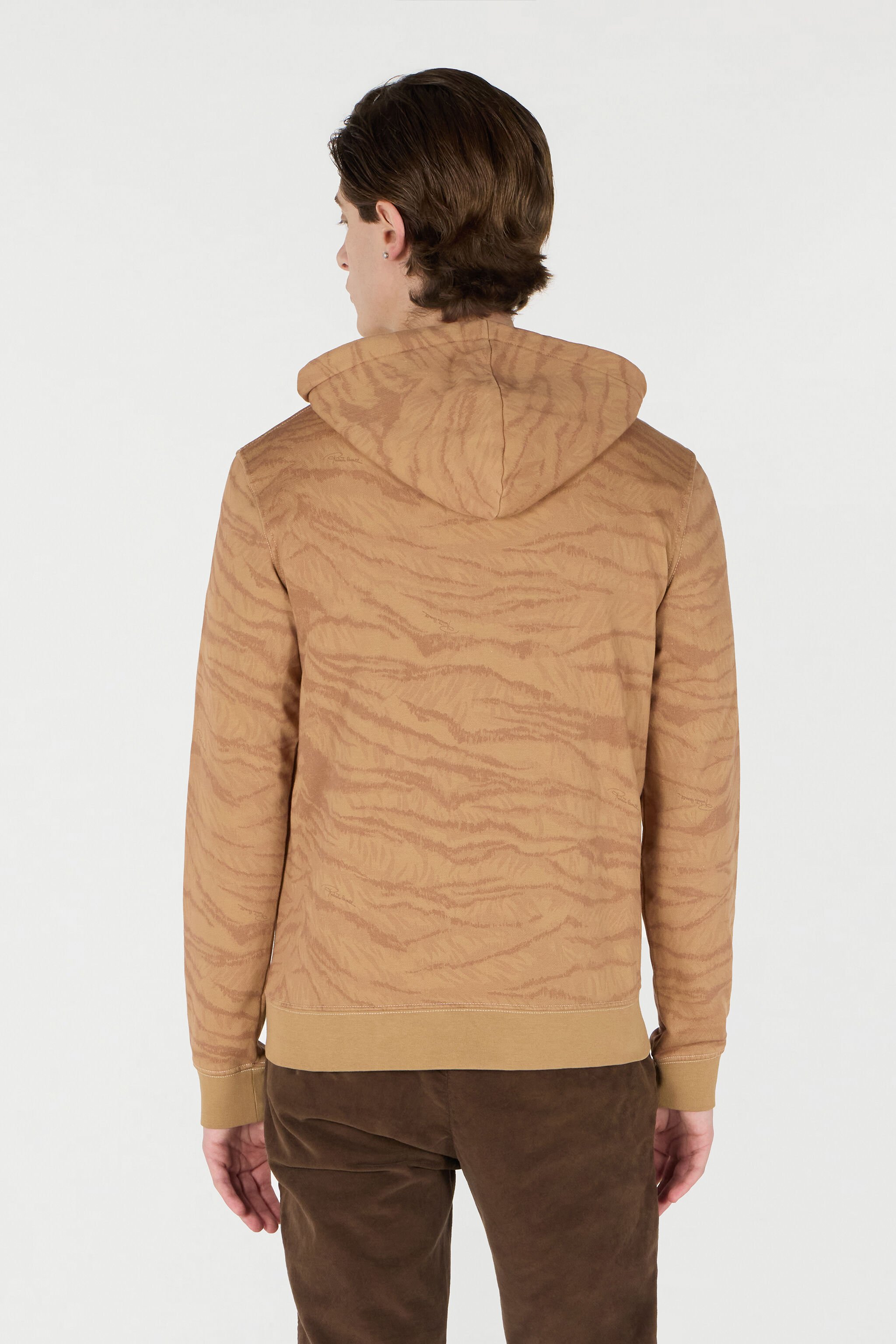 RC Sweatshirt Mit Kapuze Tiger Skin BEIGE OOT69B-5OO65