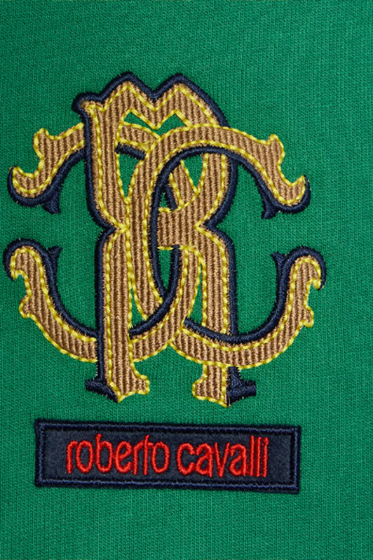 JU Green Hoodie with RC Monogram GREEN VJT68E-CF050