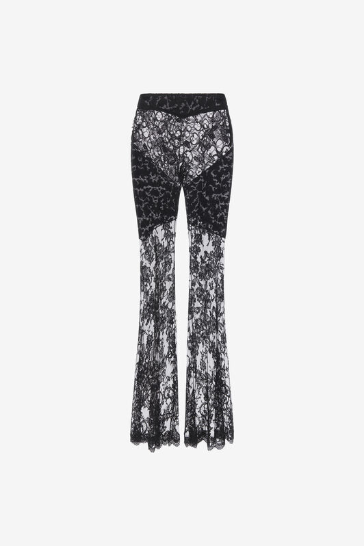 RC Black Flare Transparent Trousers Black RWT201-RP003