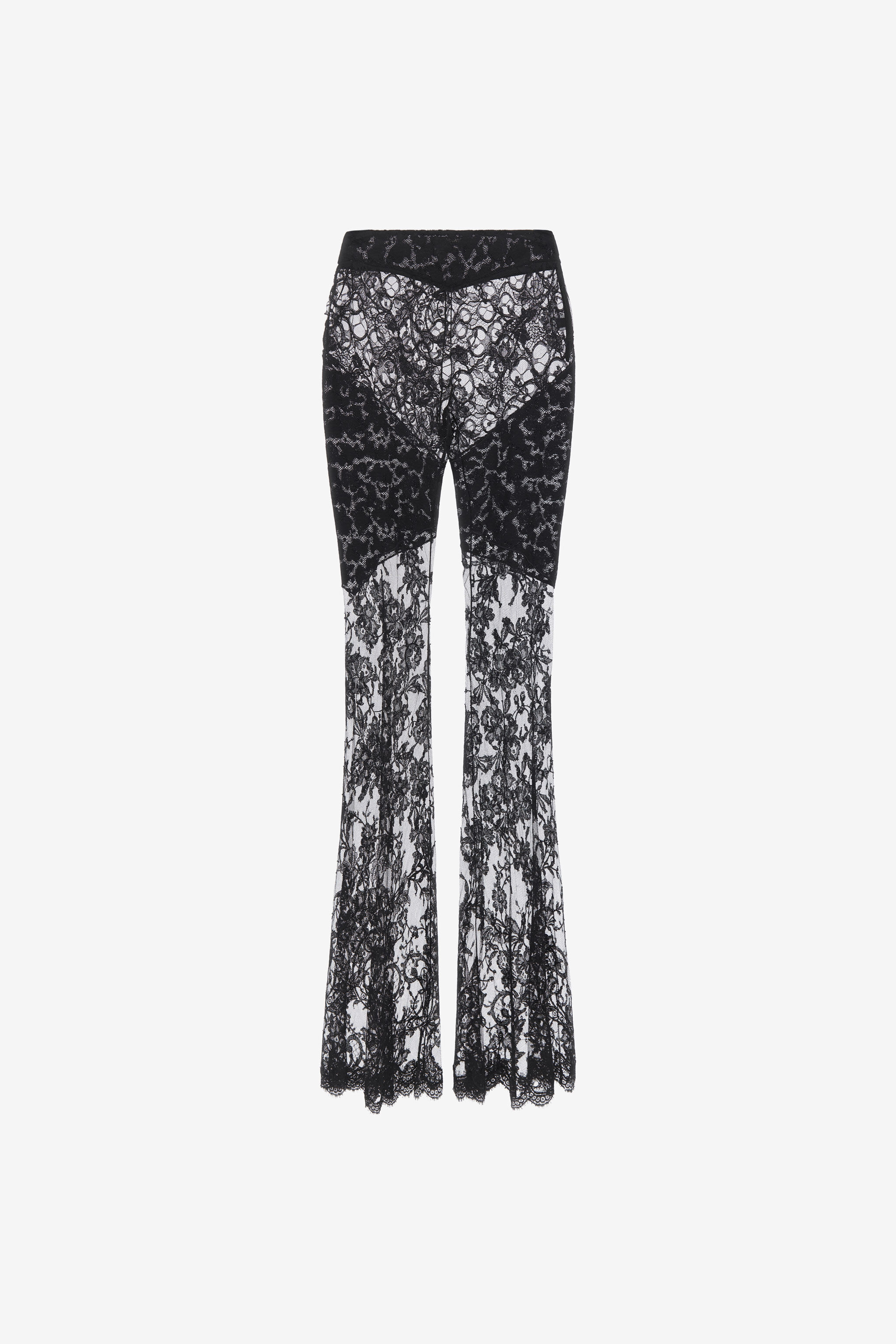 RC Black Flare Transparent Trousers Black RWT201-RP003